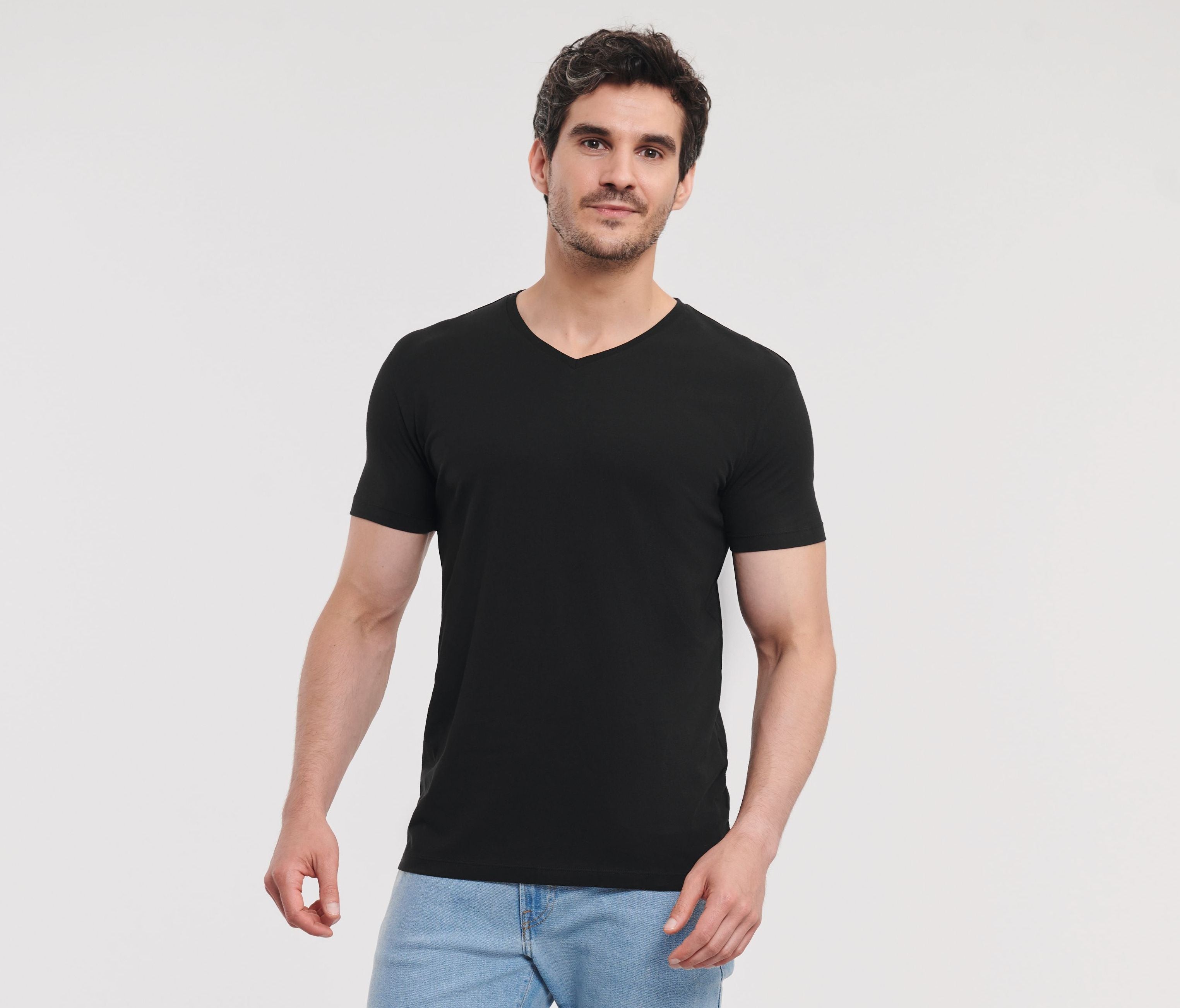 Tee-shirt organique col V homme - RUSSELL ATHLETIC® - #RU103M
