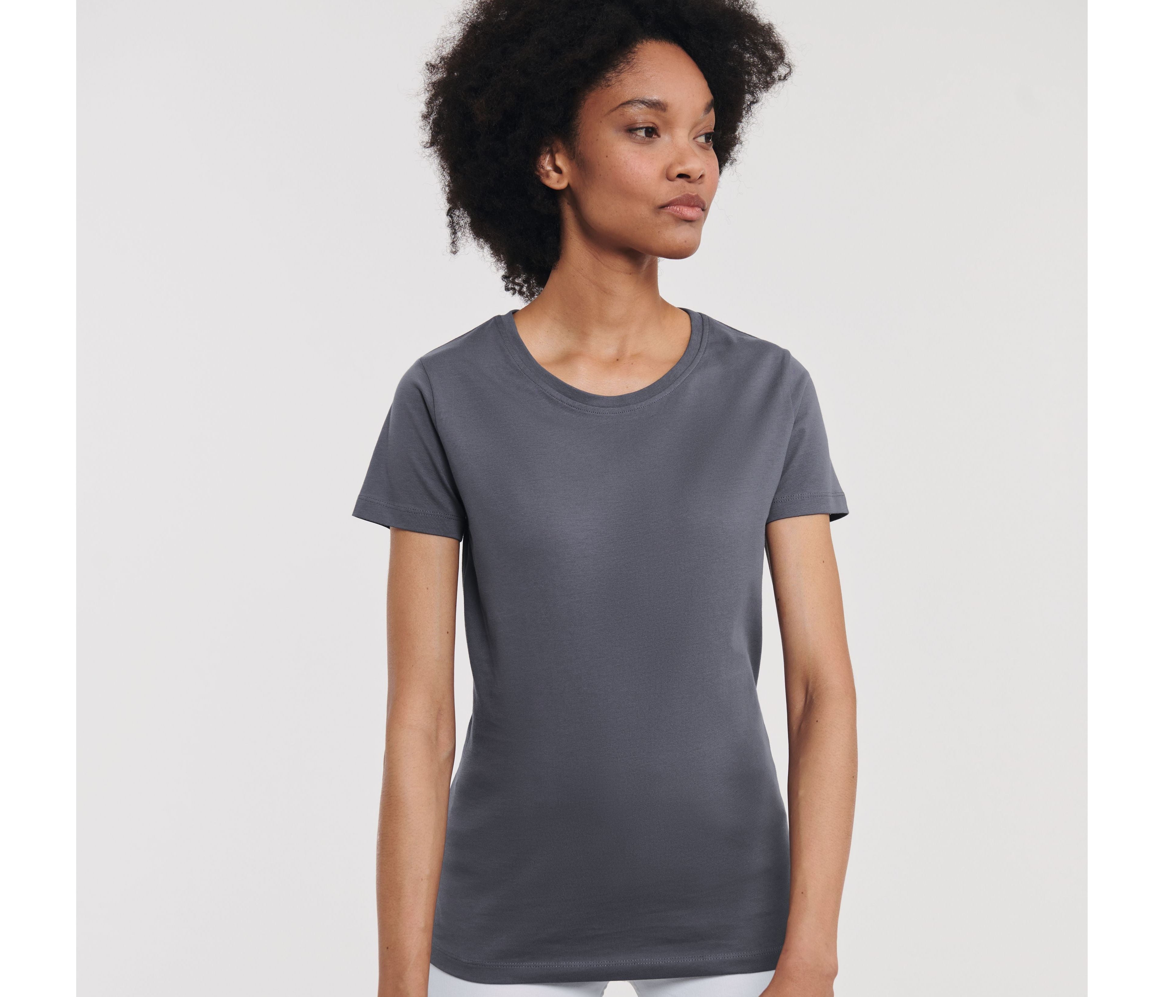 Tee-shirt organique lourd femme - RUSSELL ATHLETIC® - #RU118F
