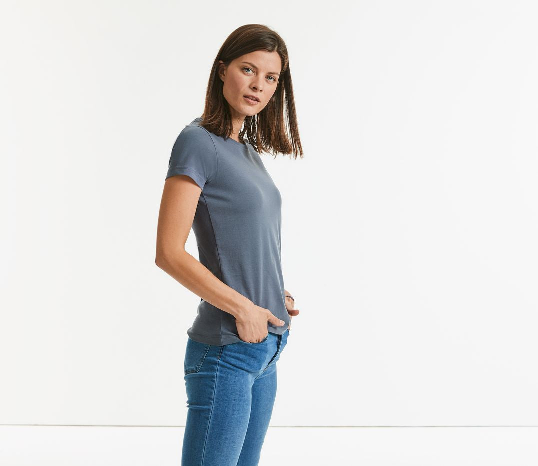 Tee-shirt organique lourd femme - RUSSELL ATHLETIC® - #RU118F