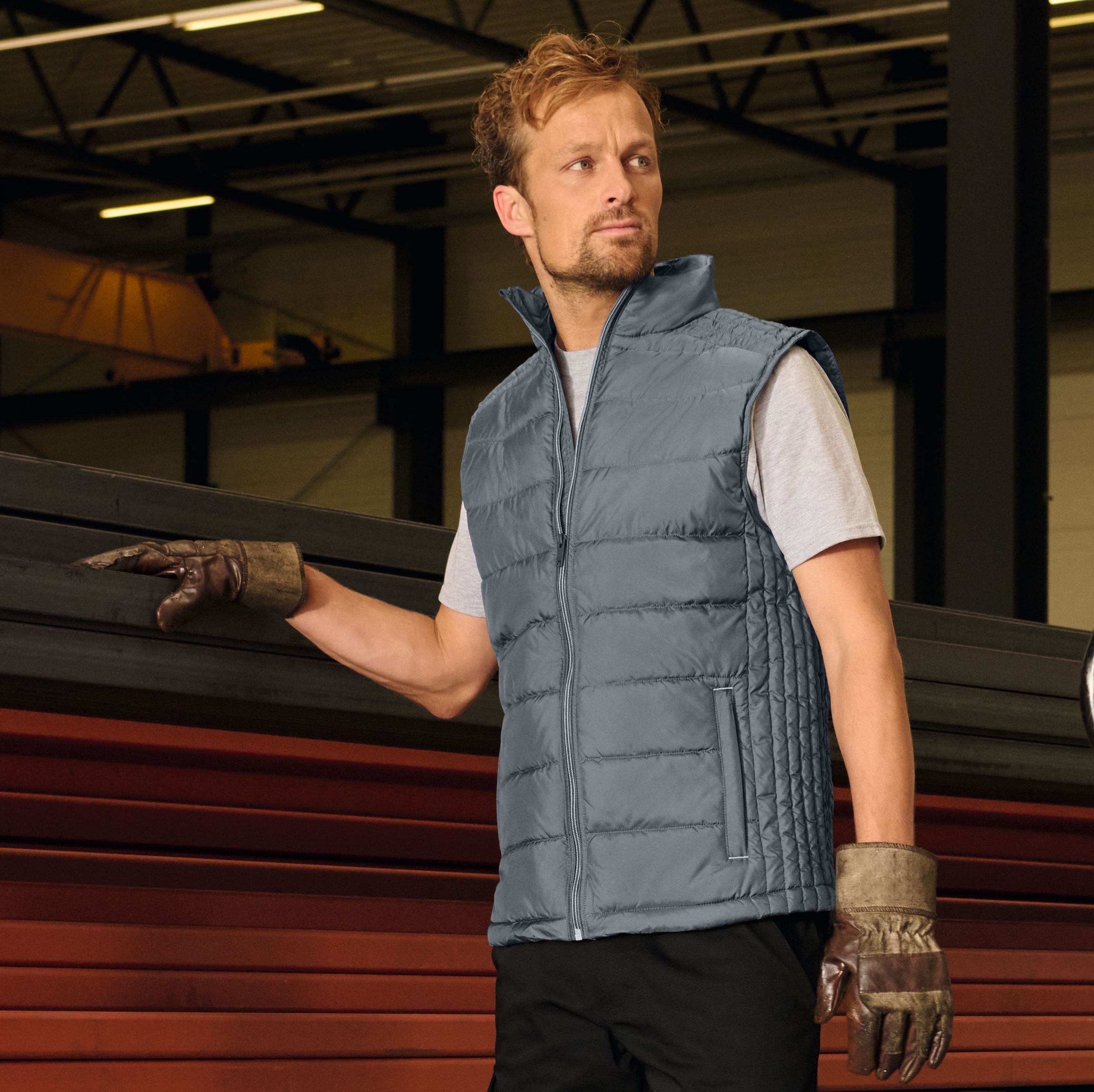 Bodywarmer homme - RUSSELL ATHLETIC® - #RU441M