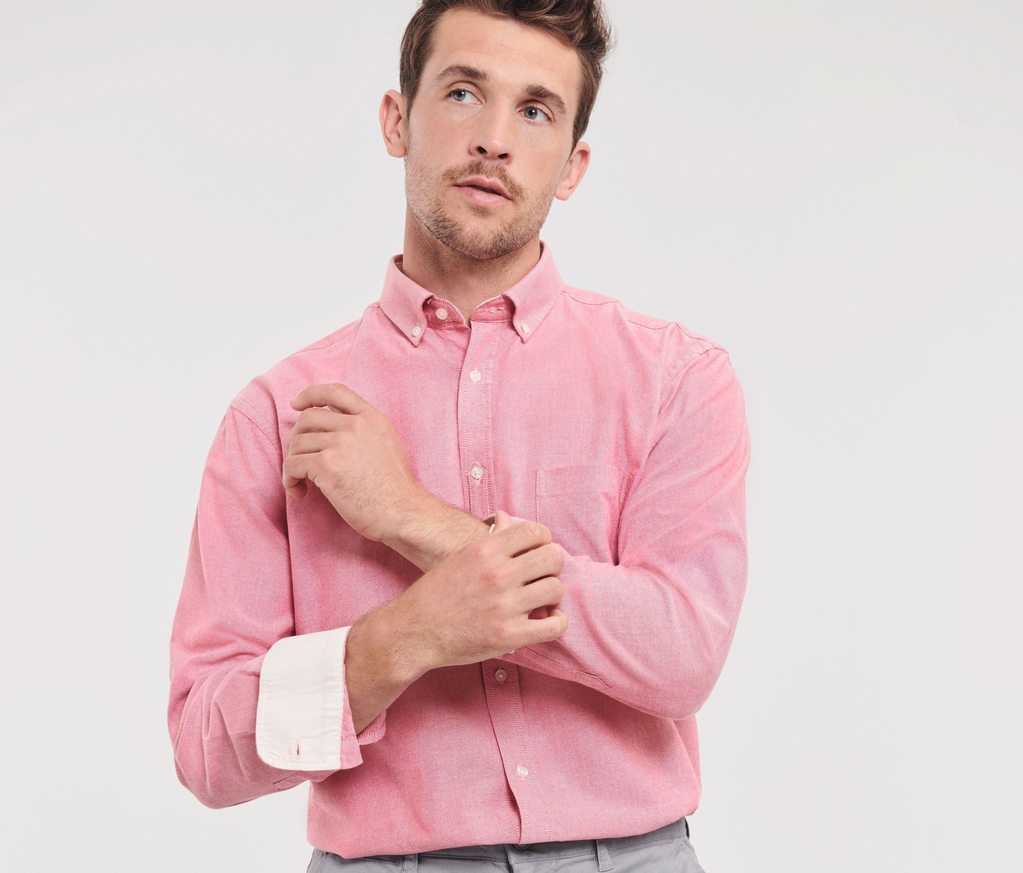 Taillierte Oxford Hemd - RUSSELL ATHLETIC® COLLECTION - #RU920M