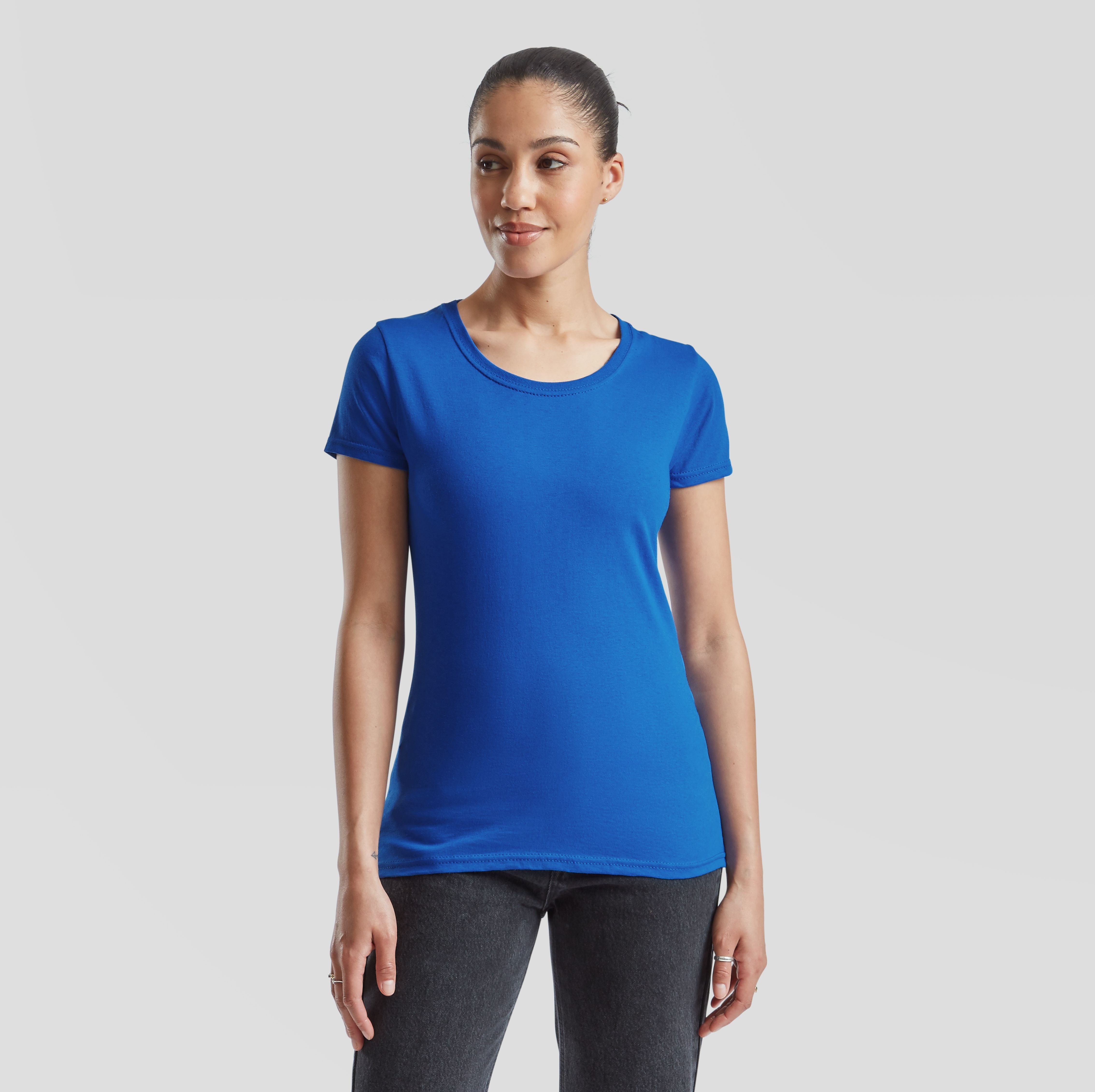 Tee-shirt femme col rond - FRUIT OF THE LOOM - #SC1422