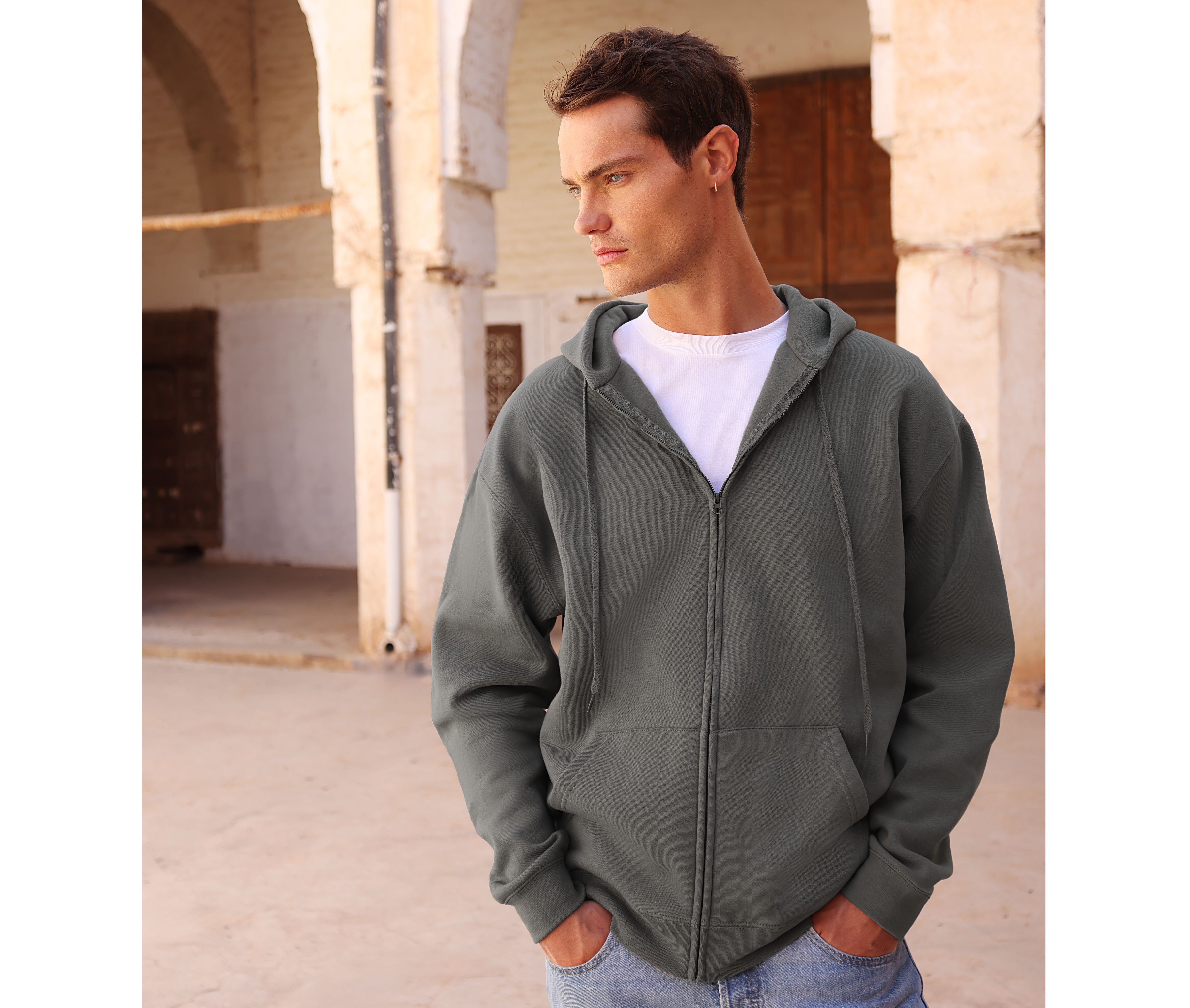 Sweat capuche zippé 300 - FRUIT OF THE LOOM - #SC2286