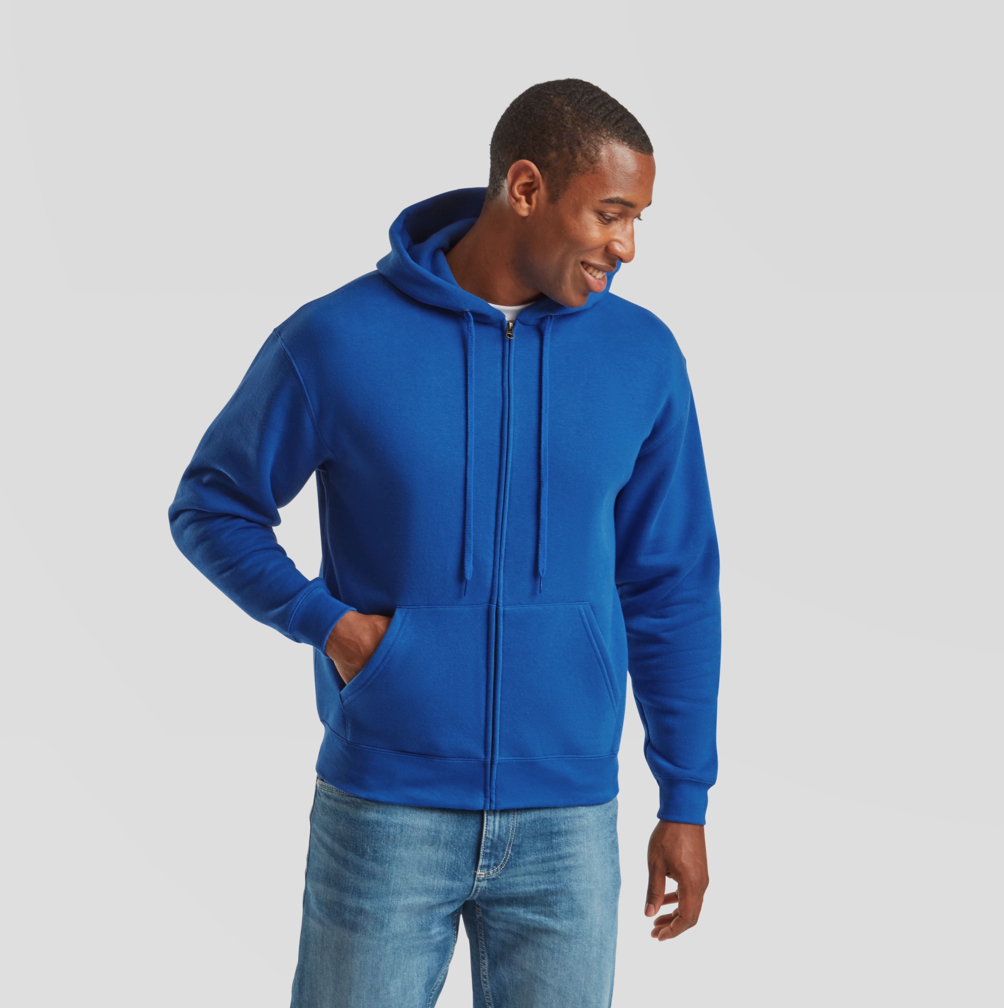 Sweat capuche grand zip 280 - FRUIT OF THE LOOM - #SC274