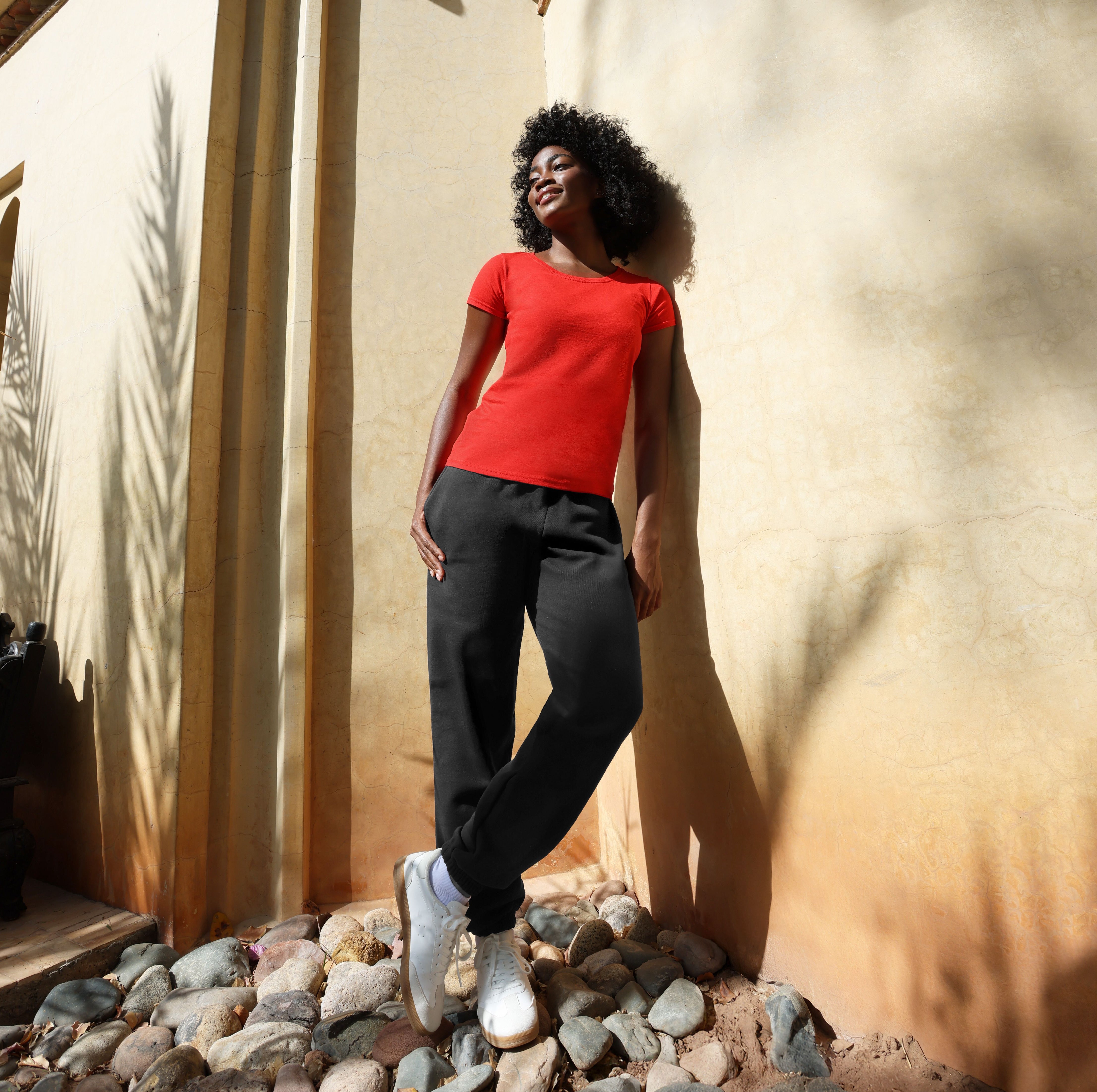 Elasticated low-top jogging pants - FRUIT OF THE LOOM - #SC290