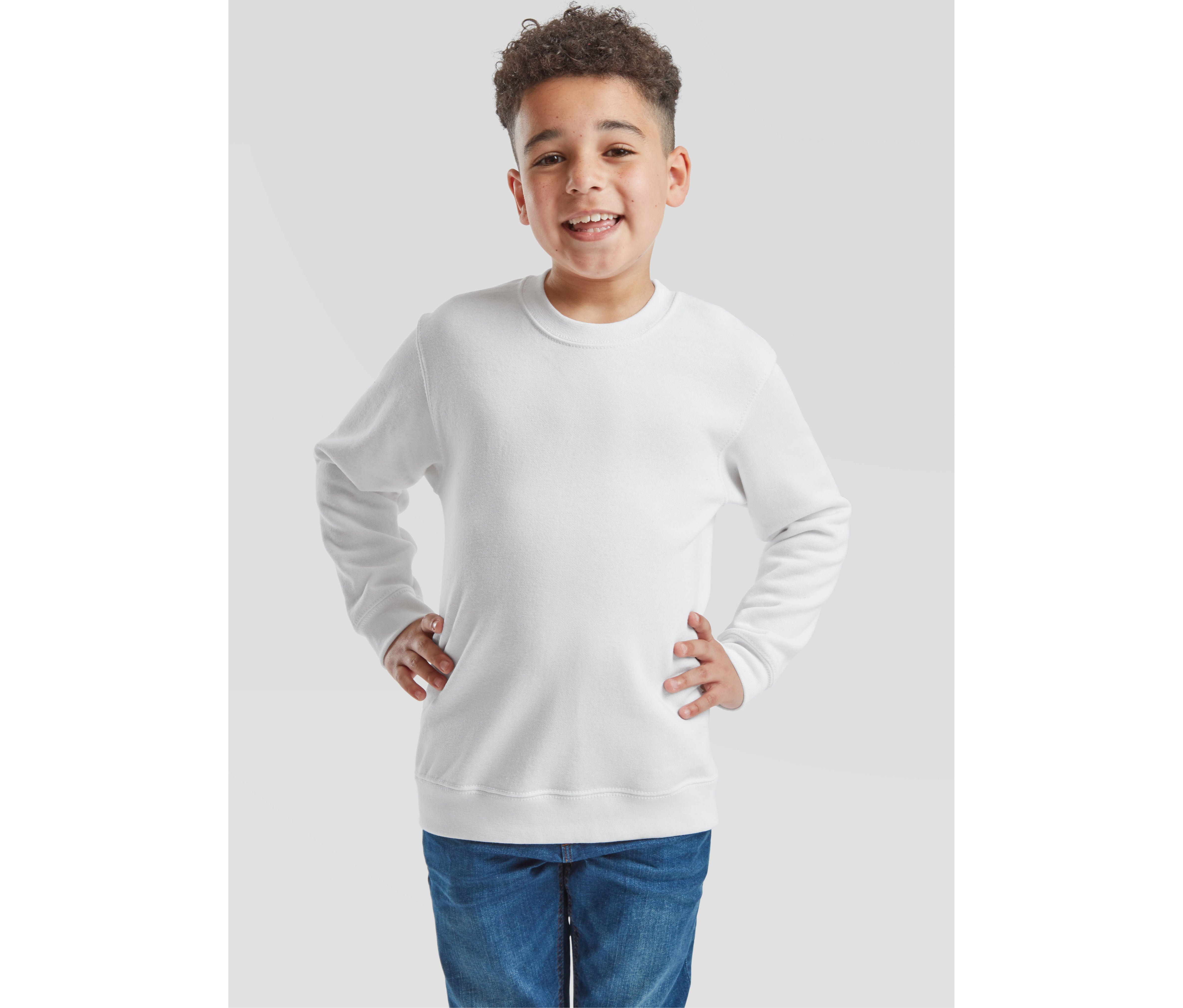 Children's straight-sleeved sweatshirt - FRUIT OF THE LOOM - #SC351