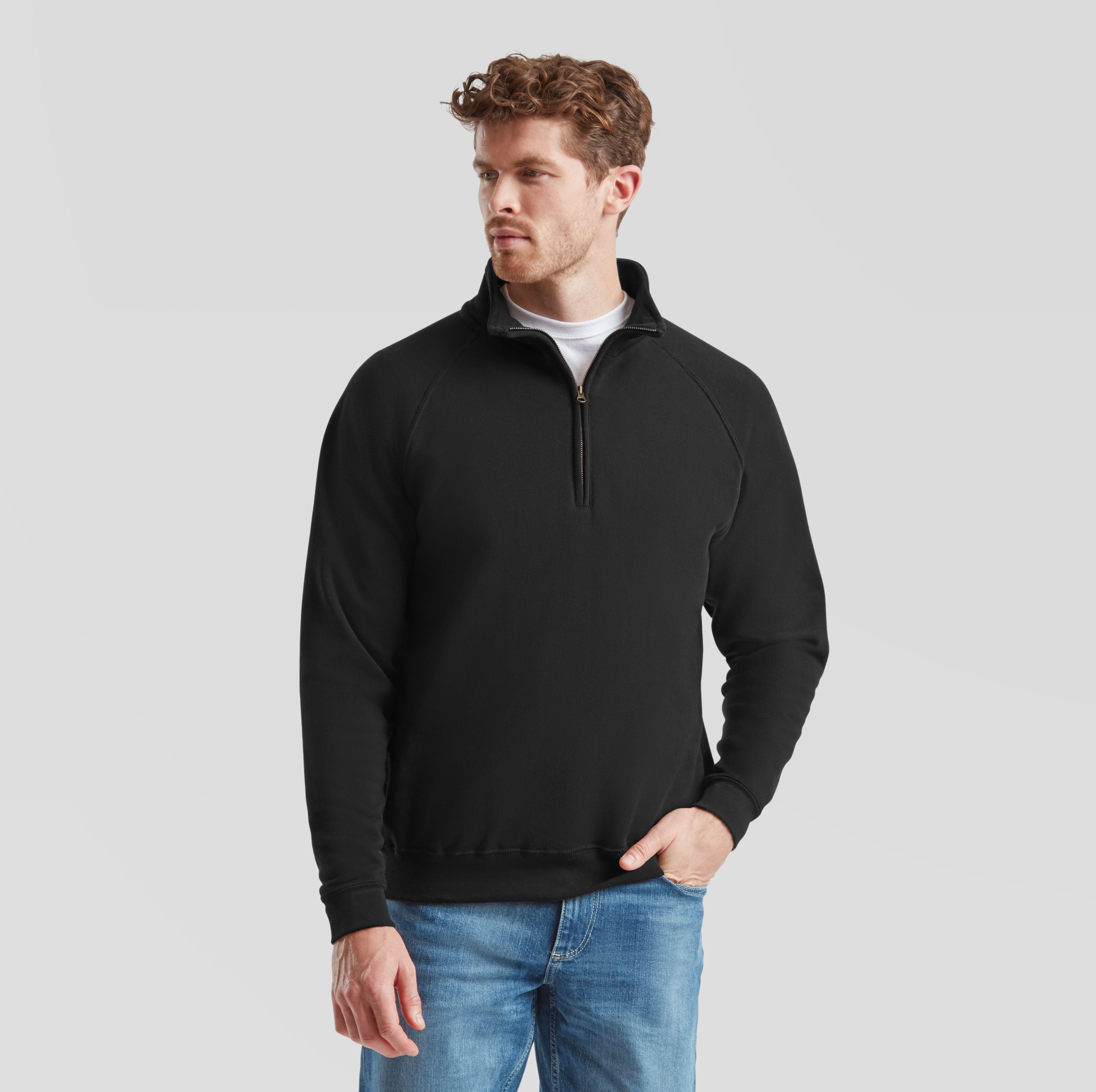Sweat col zippé - FRUIT OF THE LOOM - #SC376