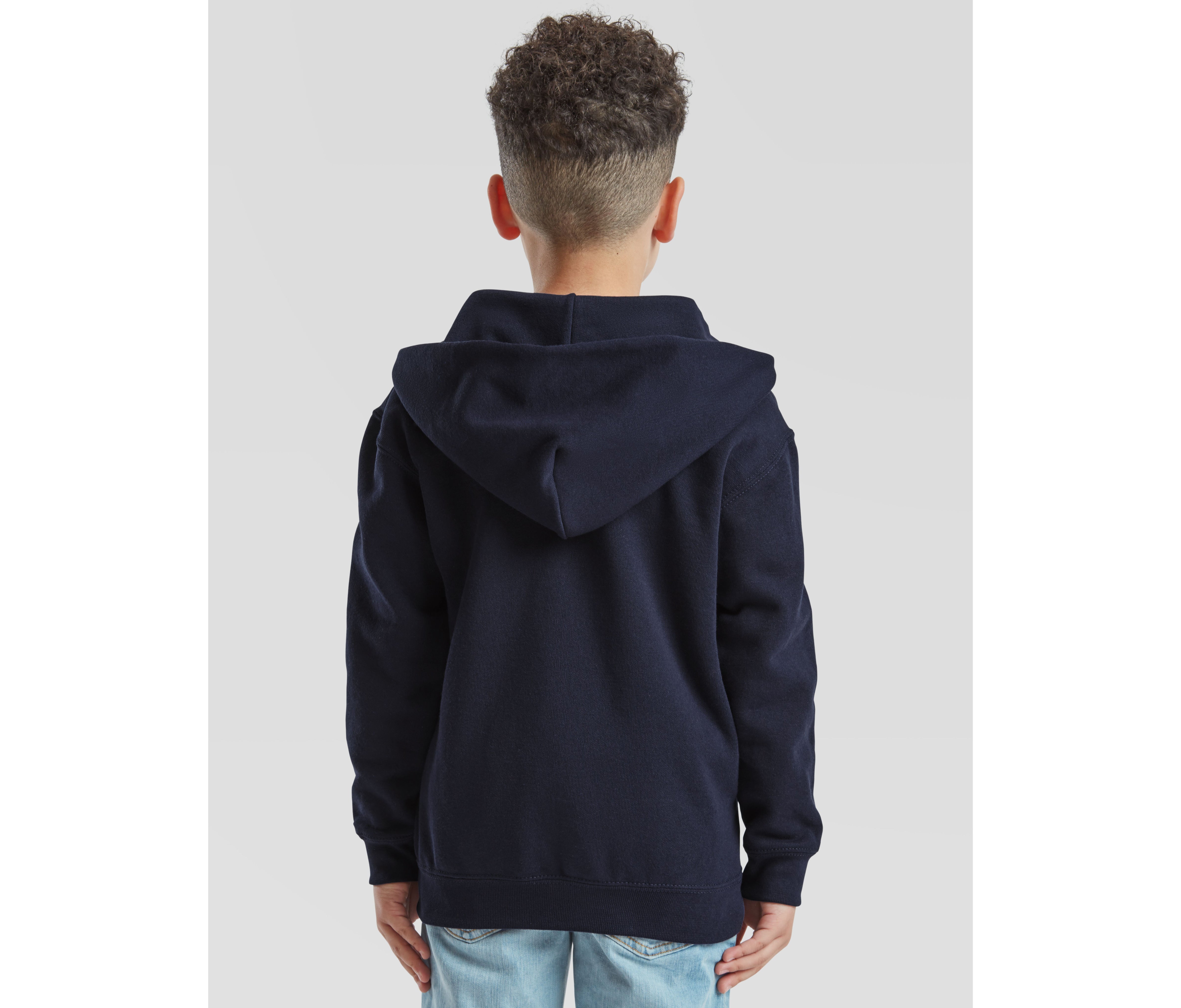 Children's large zip hoodie - FRUIT OF THE LOOM - #SC379