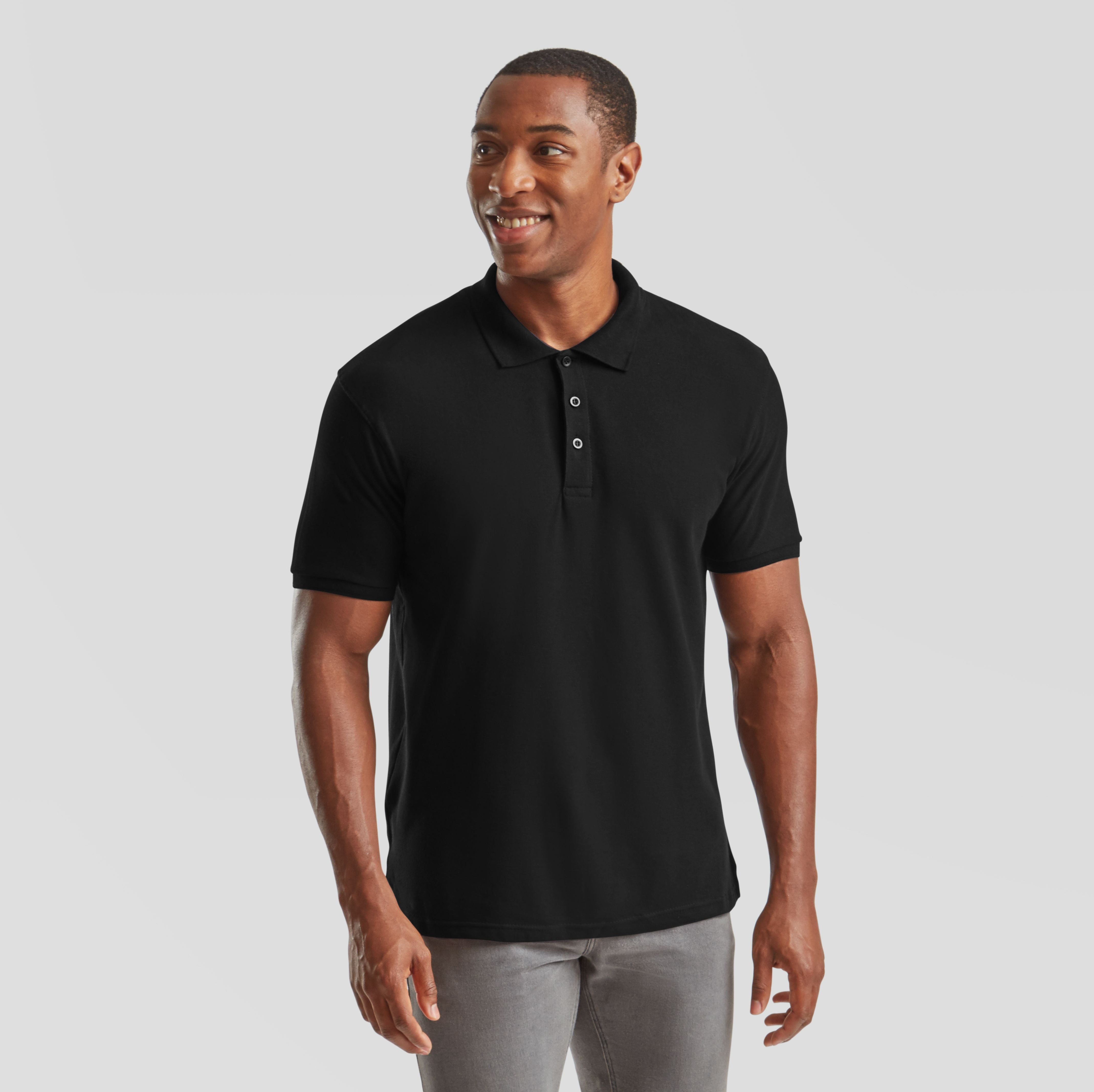 Polo homme coton 180 - FRUIT OF THE LOOM - #SC385