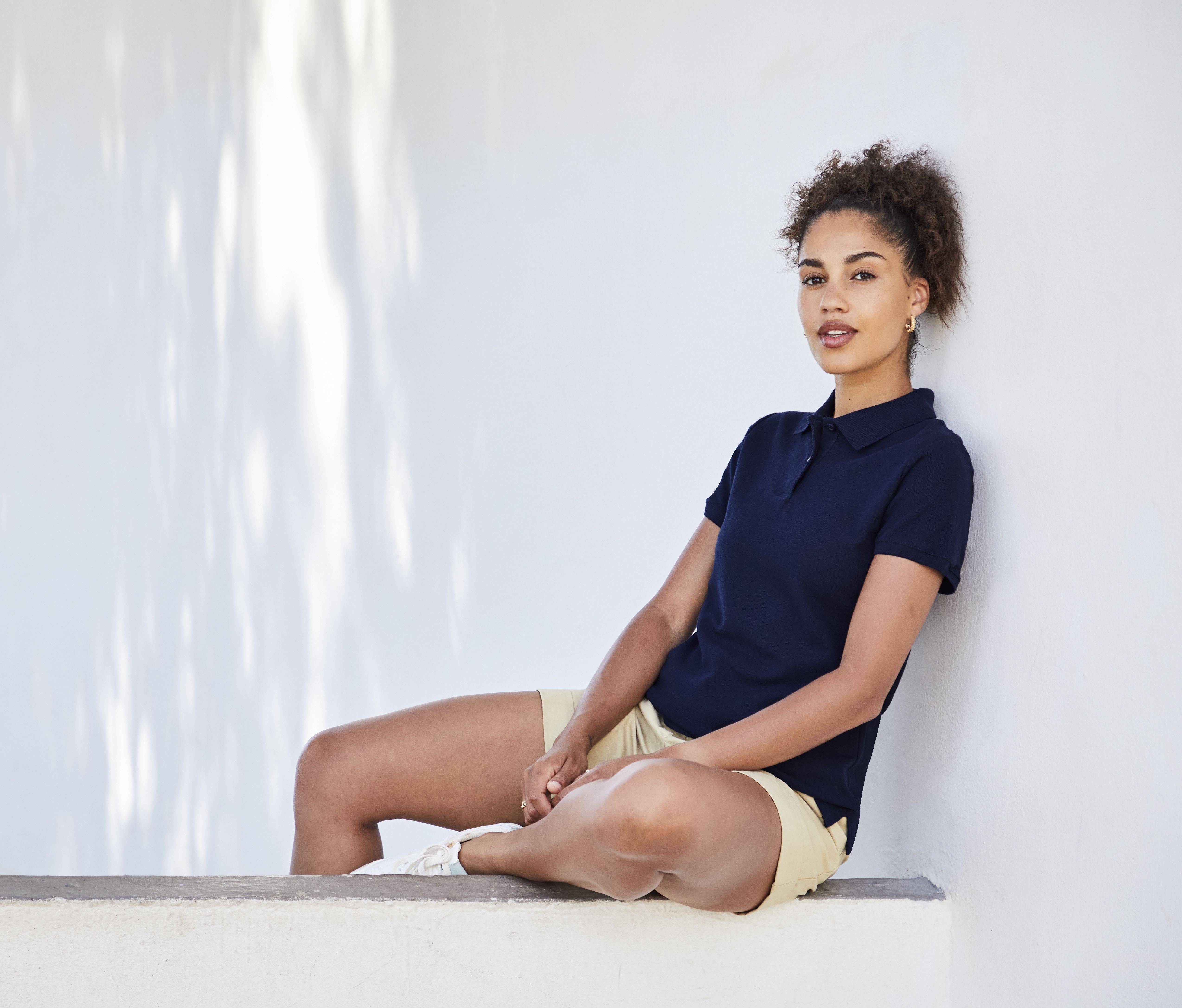 Polo femme coton 180 - FRUIT OF THE LOOM - #SC386