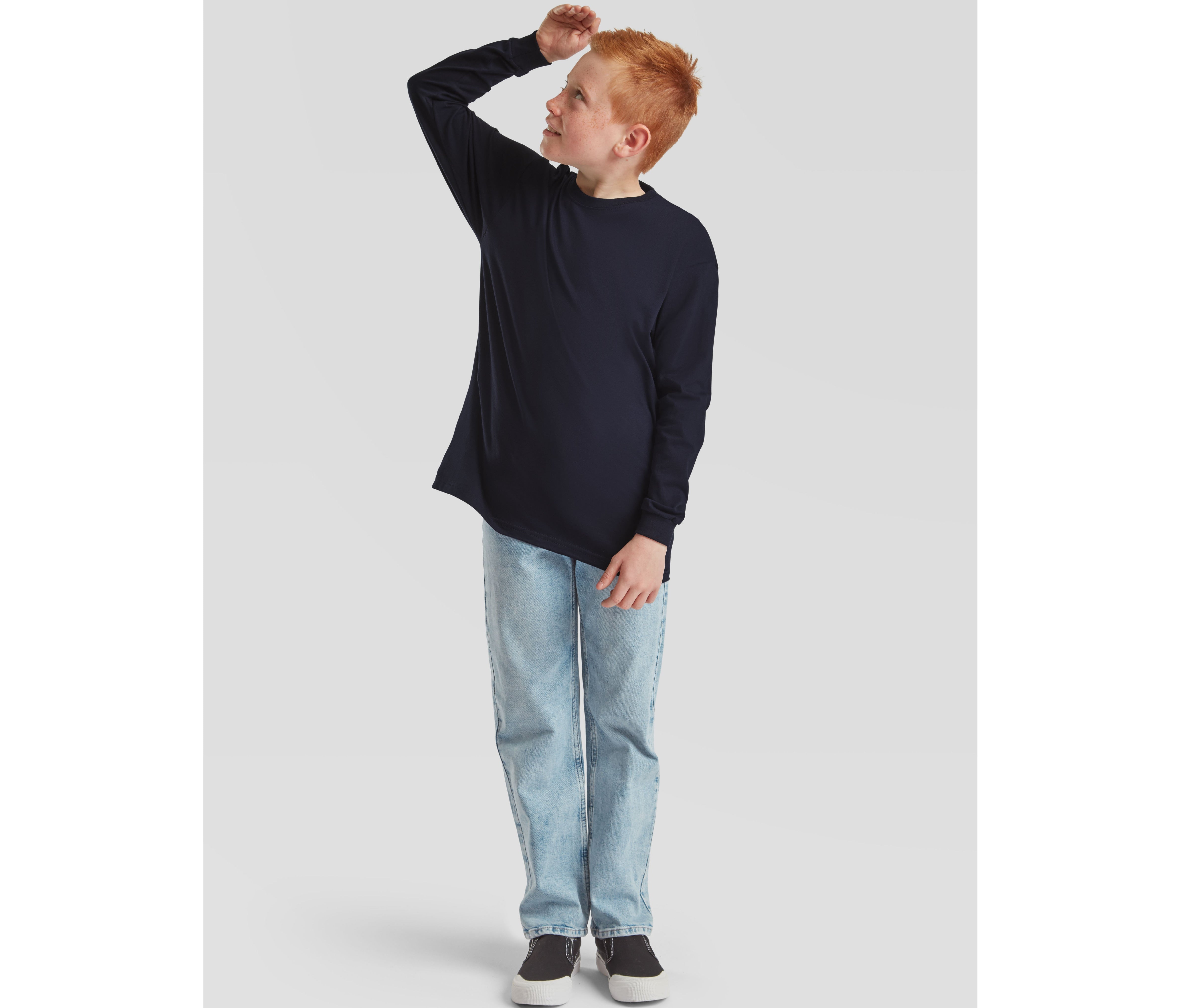 Children's long-sleeved T-shirt - FRUIT OF THE LOOM - #SC6107