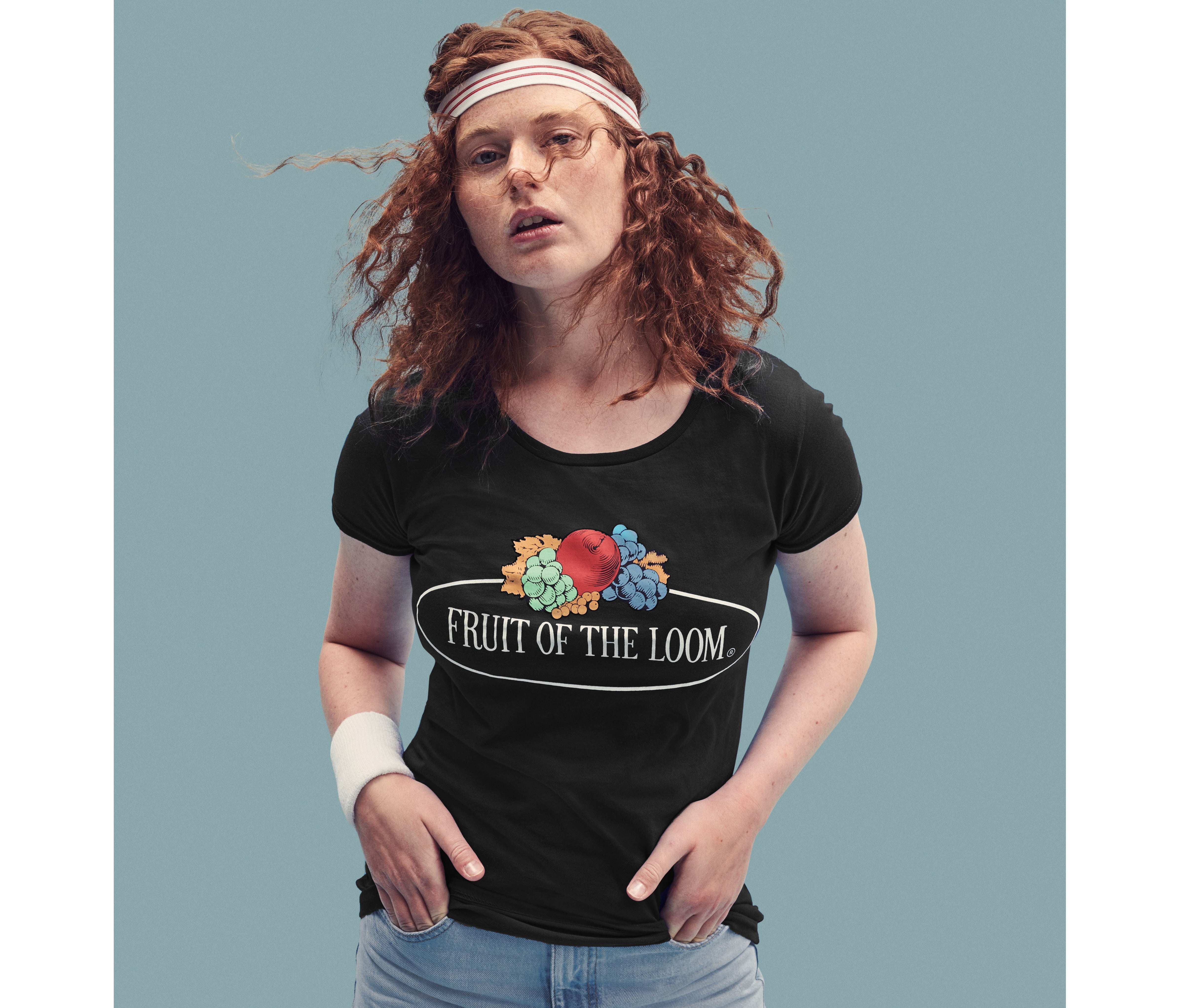 Tee-shirt femme logo Fruit of the Loom - FRUIT OF THE LOOM VINTAGE - #SCV151