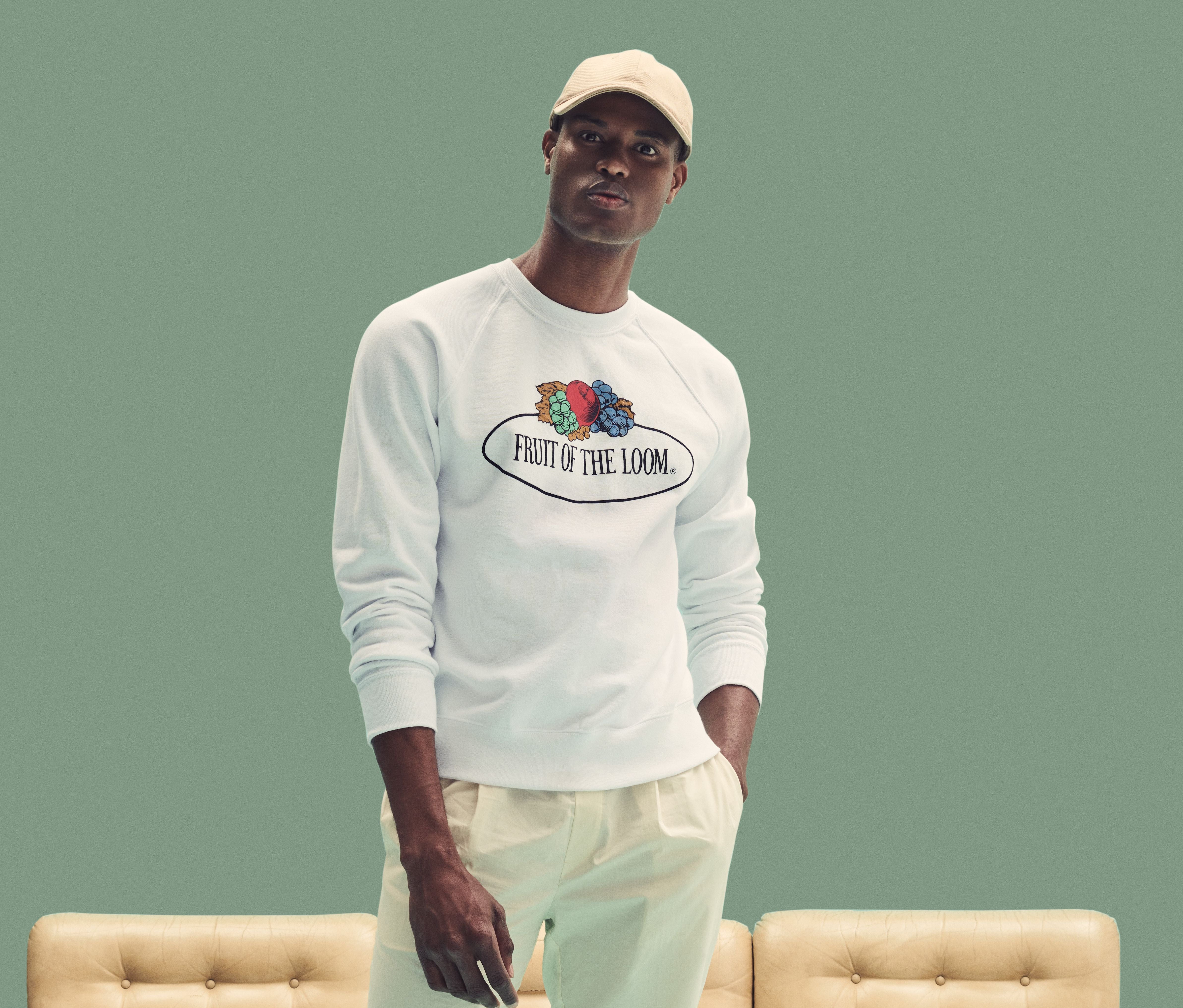 Sweat col rond unisexe logo Fruit of the Loom - FRUIT OF THE LOOM VINTAGE - #SCV260