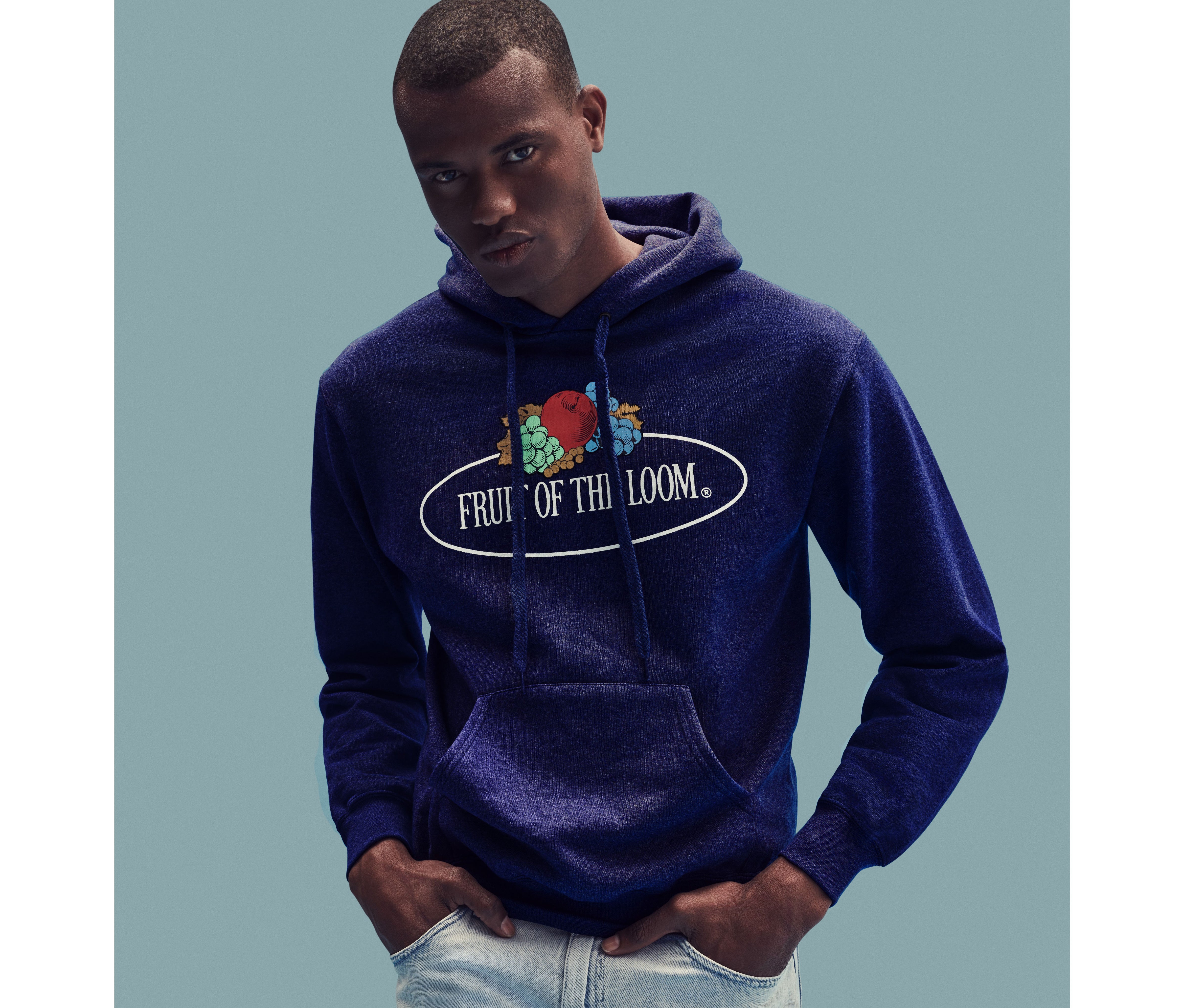 Sweat capuche unisexe logo Fruit of the Loom - FRUIT OF THE LOOM VINTAGE - #SCV270