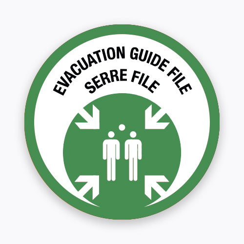 Écusson Evacuation Guide File Serre File