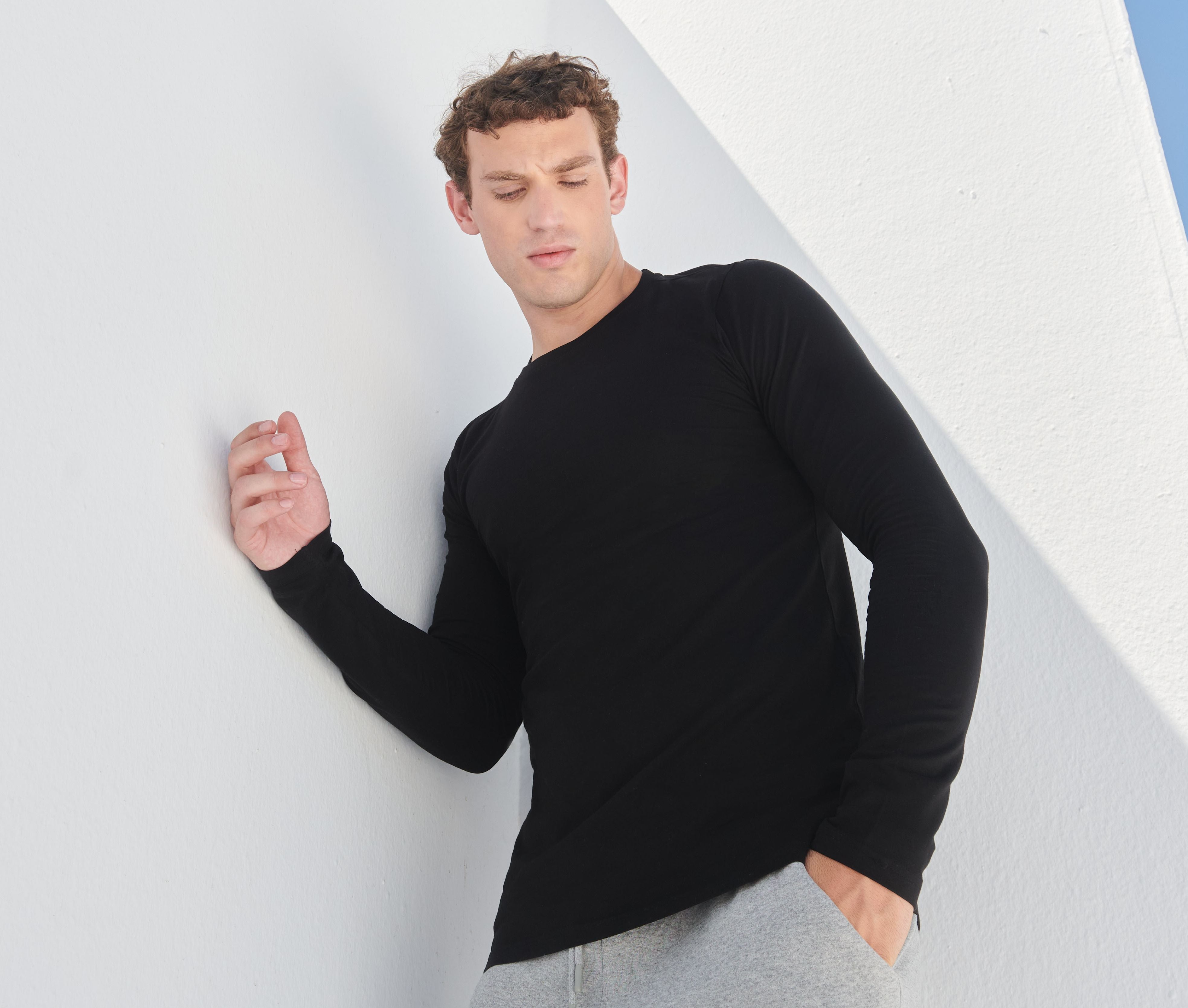 Tee-shirt stretch homme manches longues - SF CLOTHING - #SF124