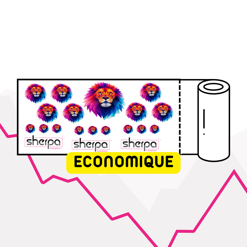 Transfert de sublimation textile au mètre