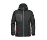 BLACK / BRIGHT RED