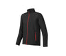 BLACK / BRIGHT RED