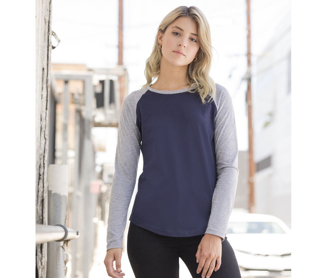 Tee-shirt baseball manches longues femme - SF CLOTHING - #SK271