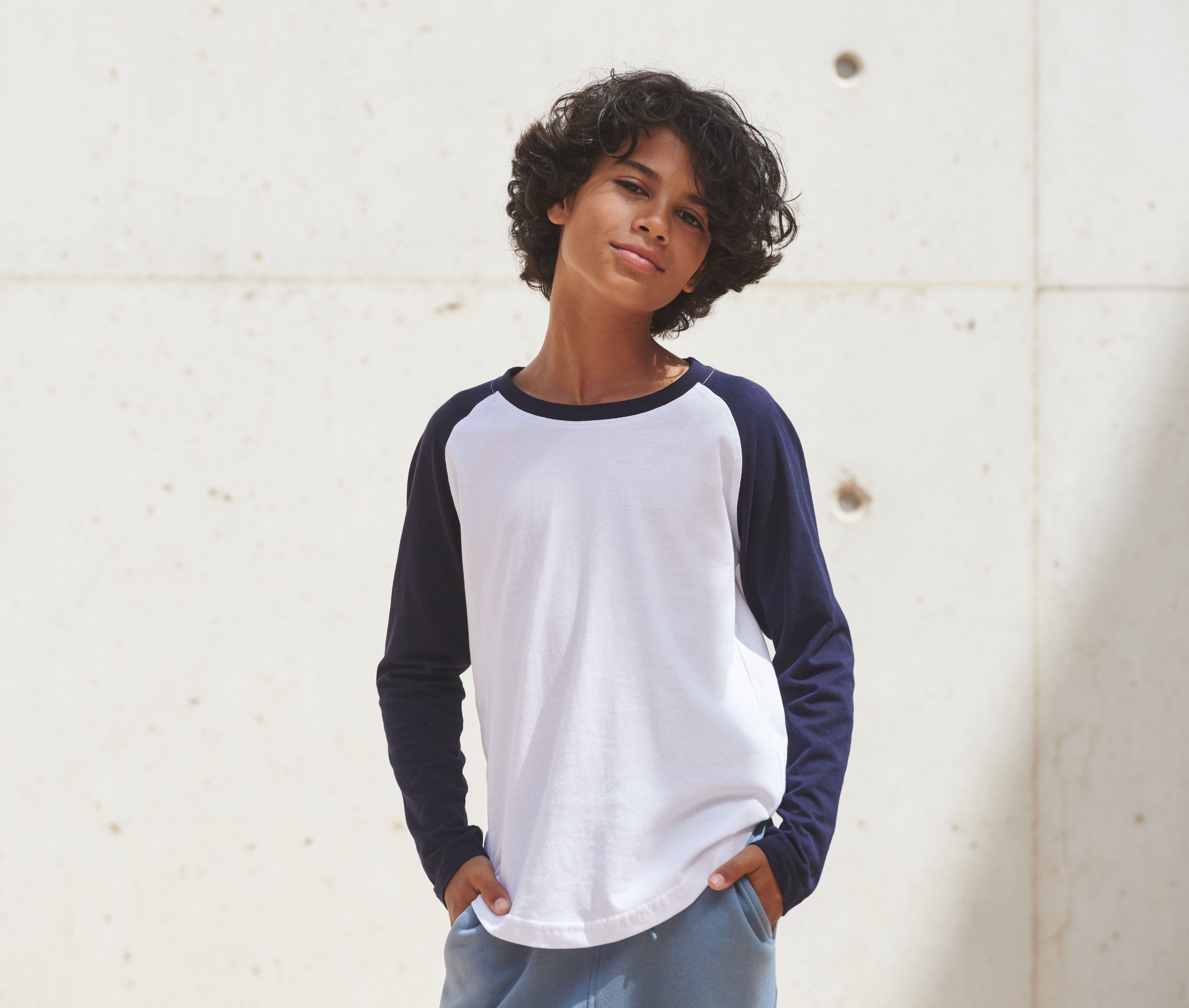Children's long-sleeved baseball T-shirt - SF CLOTHING - #SM271