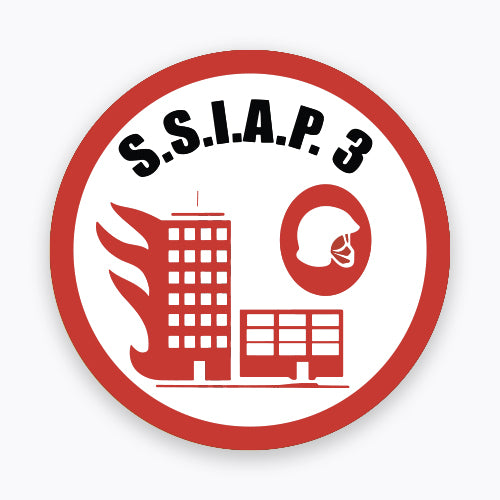 Écusson Service de Sécurité Incendie et d'Assistance à Personnes (SSIAP3)
