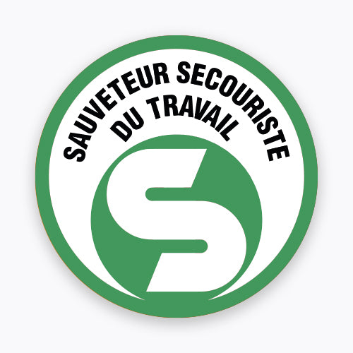 Écusson SST Sauveteur Secouriste du Travail VERT