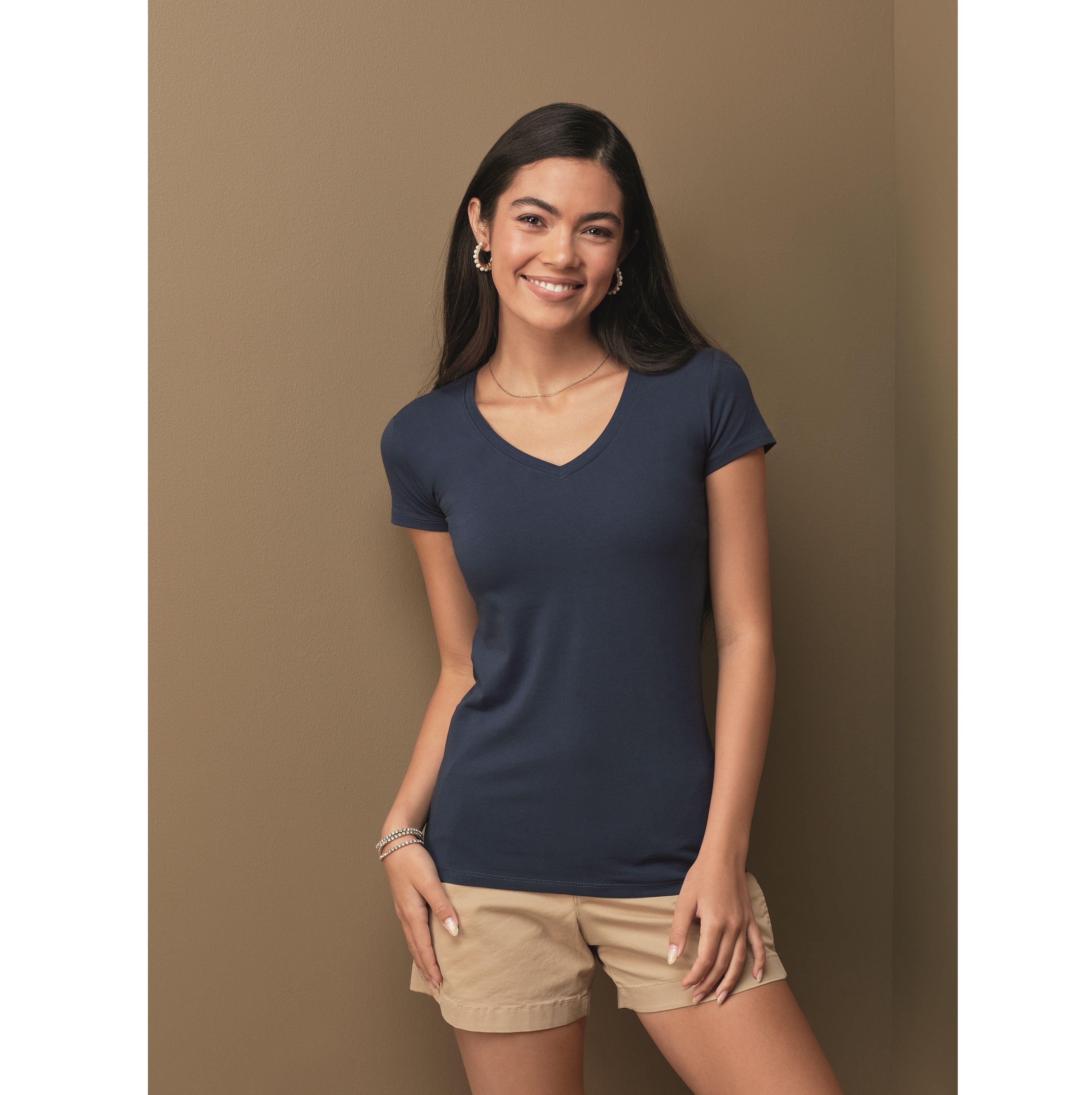 Tee-shirt femme col V - STEDMAN - #ST9710