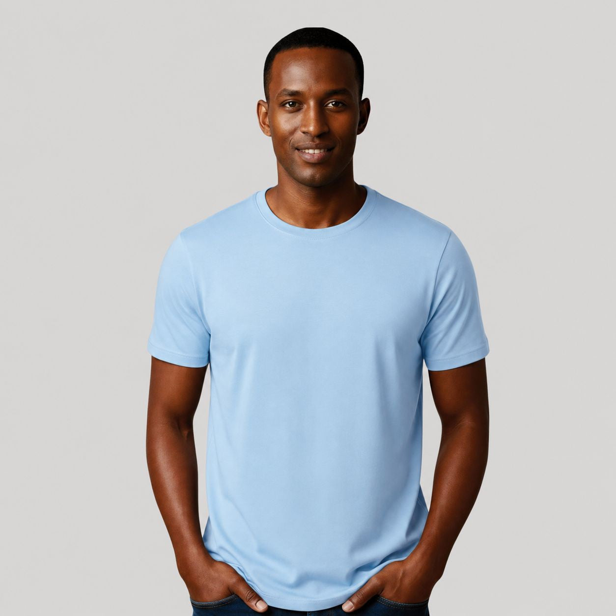 T-shirt homme en coton bio - STARWORLD - #SWGL3
