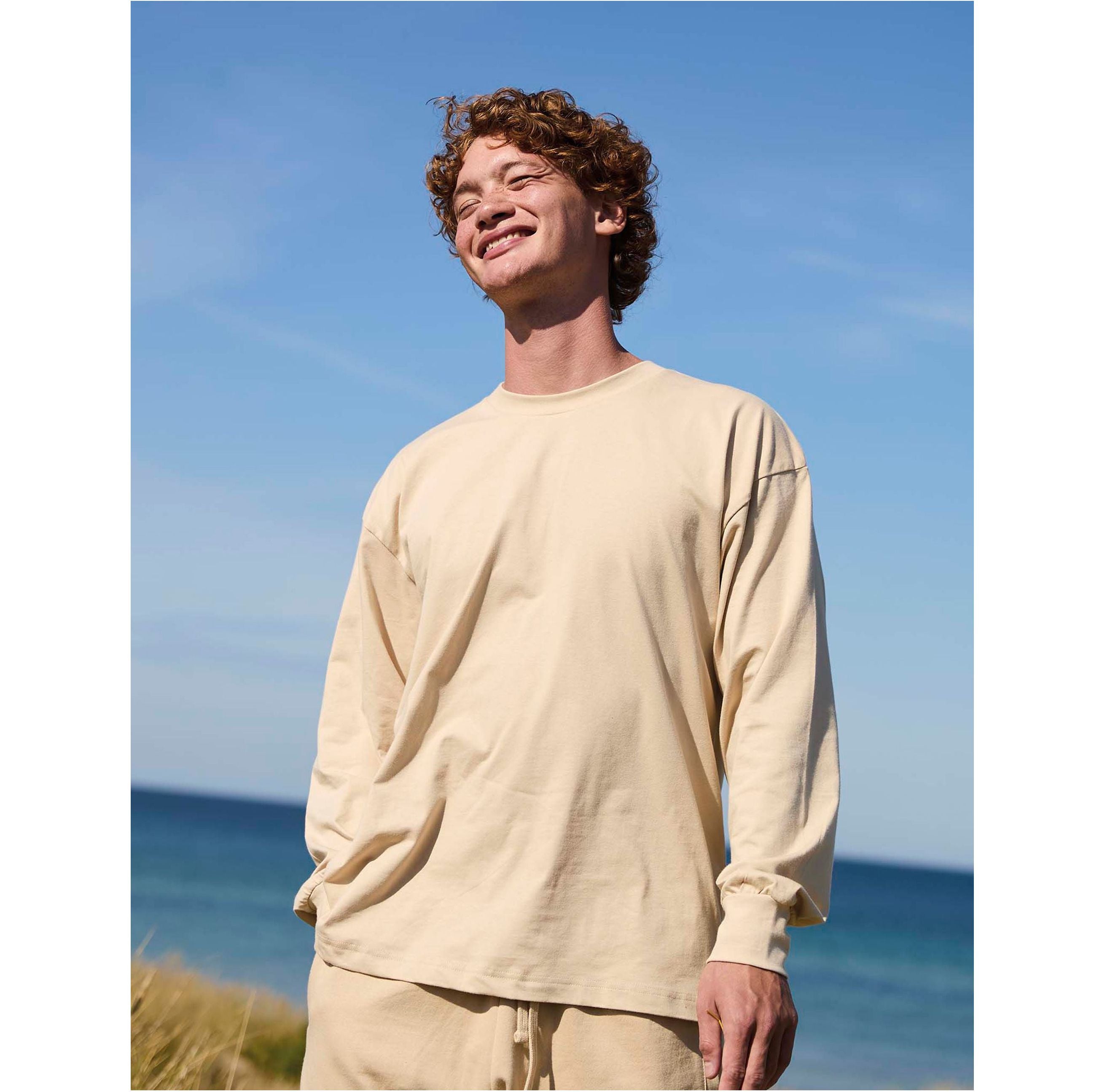 TIGER COTTON OVERSIZED LS T-SHIRT - TIGER - #T60050