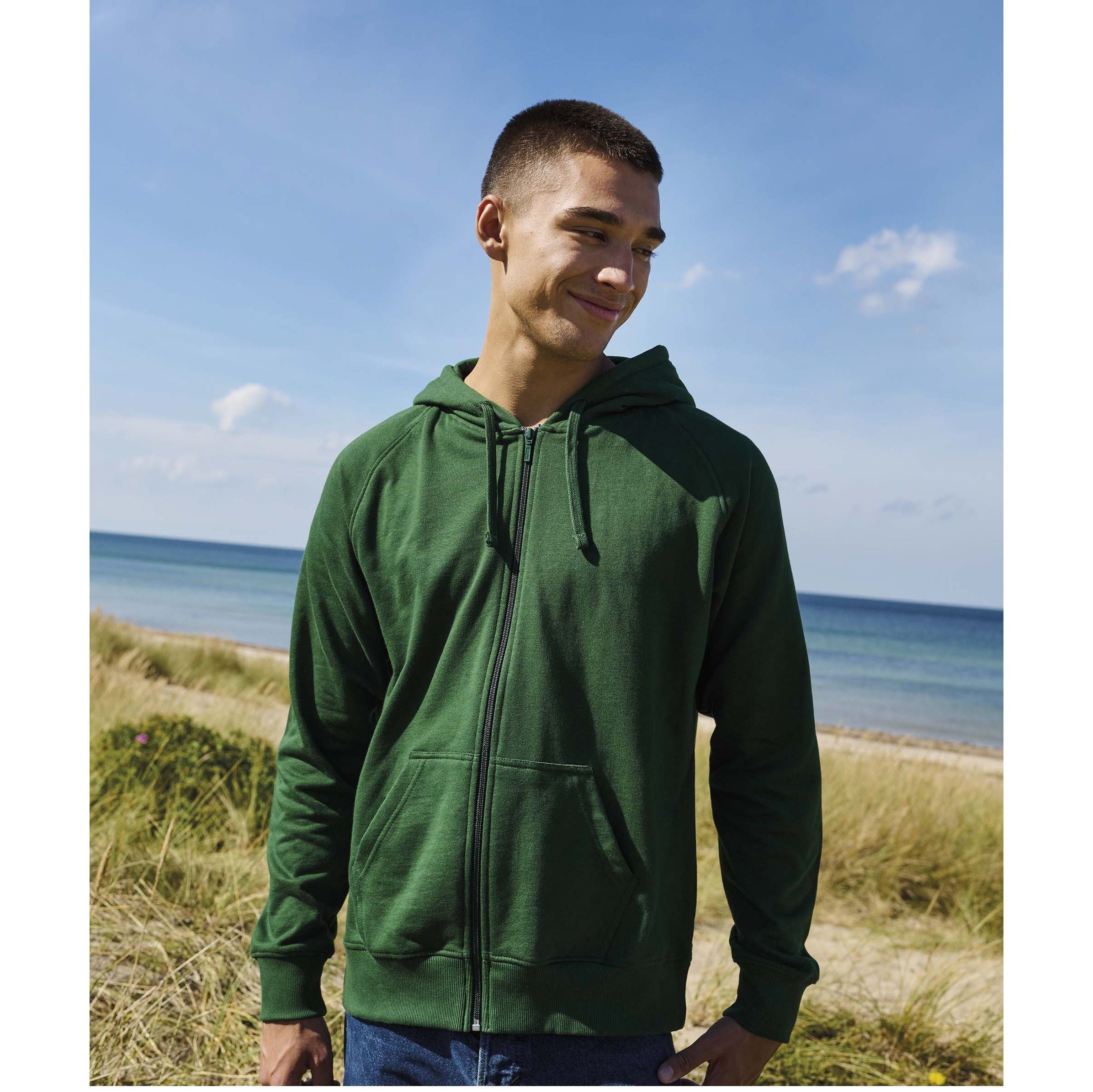 Sweat à capuche zippé en coton Tiger - TIGER - #T63301