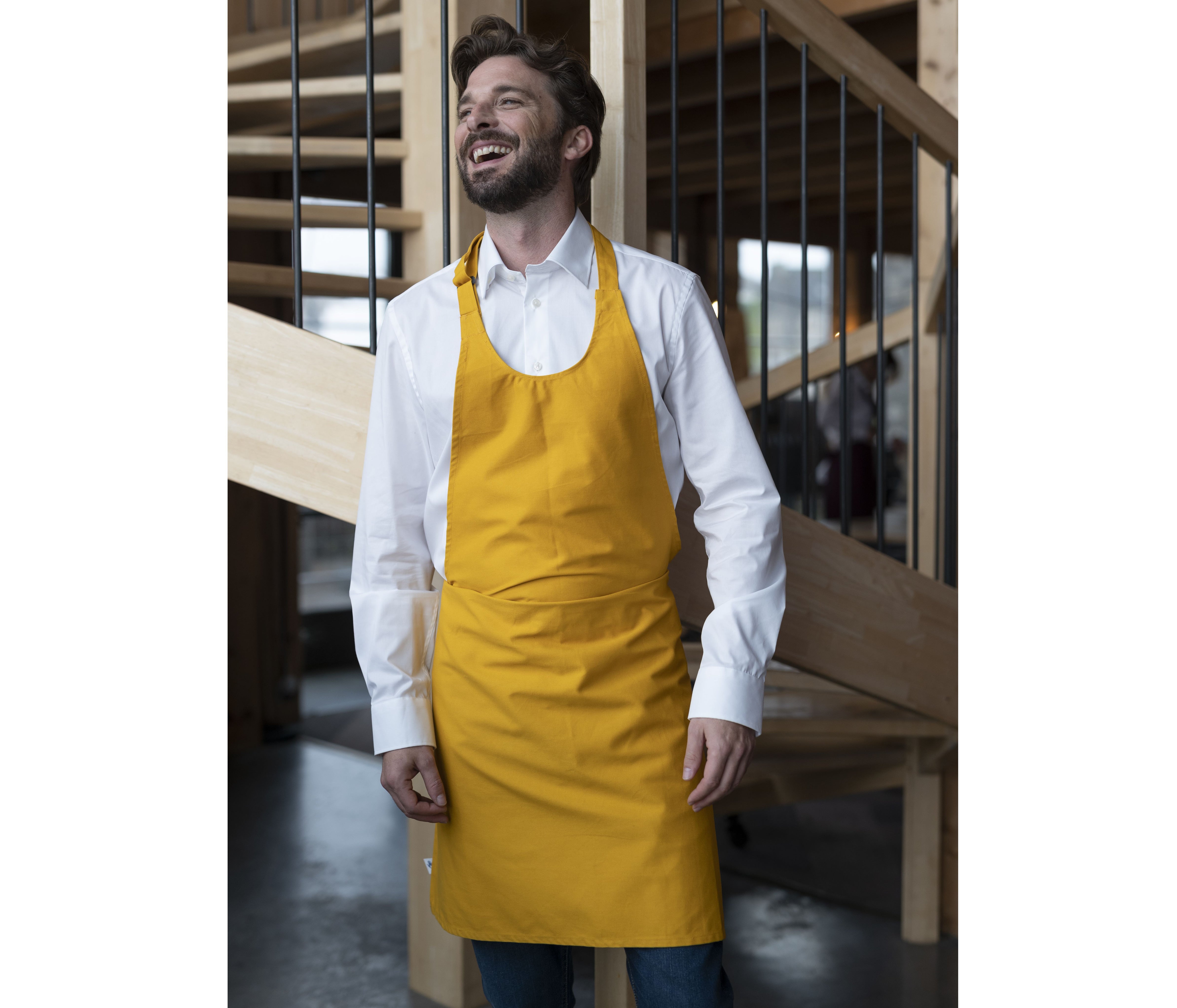 Tablier à bavette 100% coton - NEW GEN - #TB200