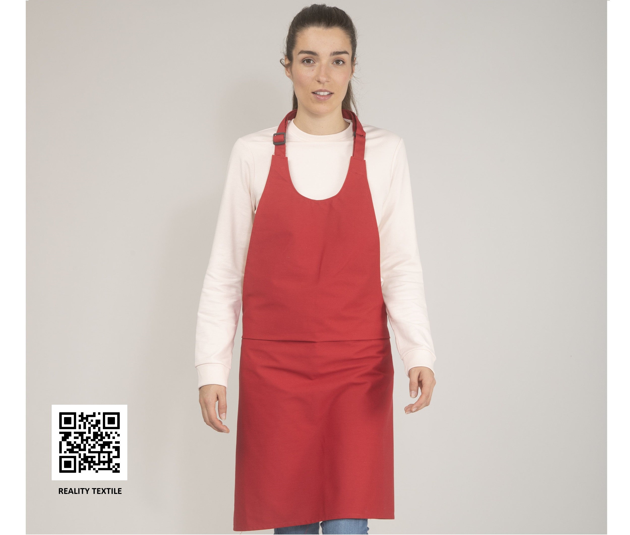 Tablier à bavette 100% coton - NEW GEN - #TB200
