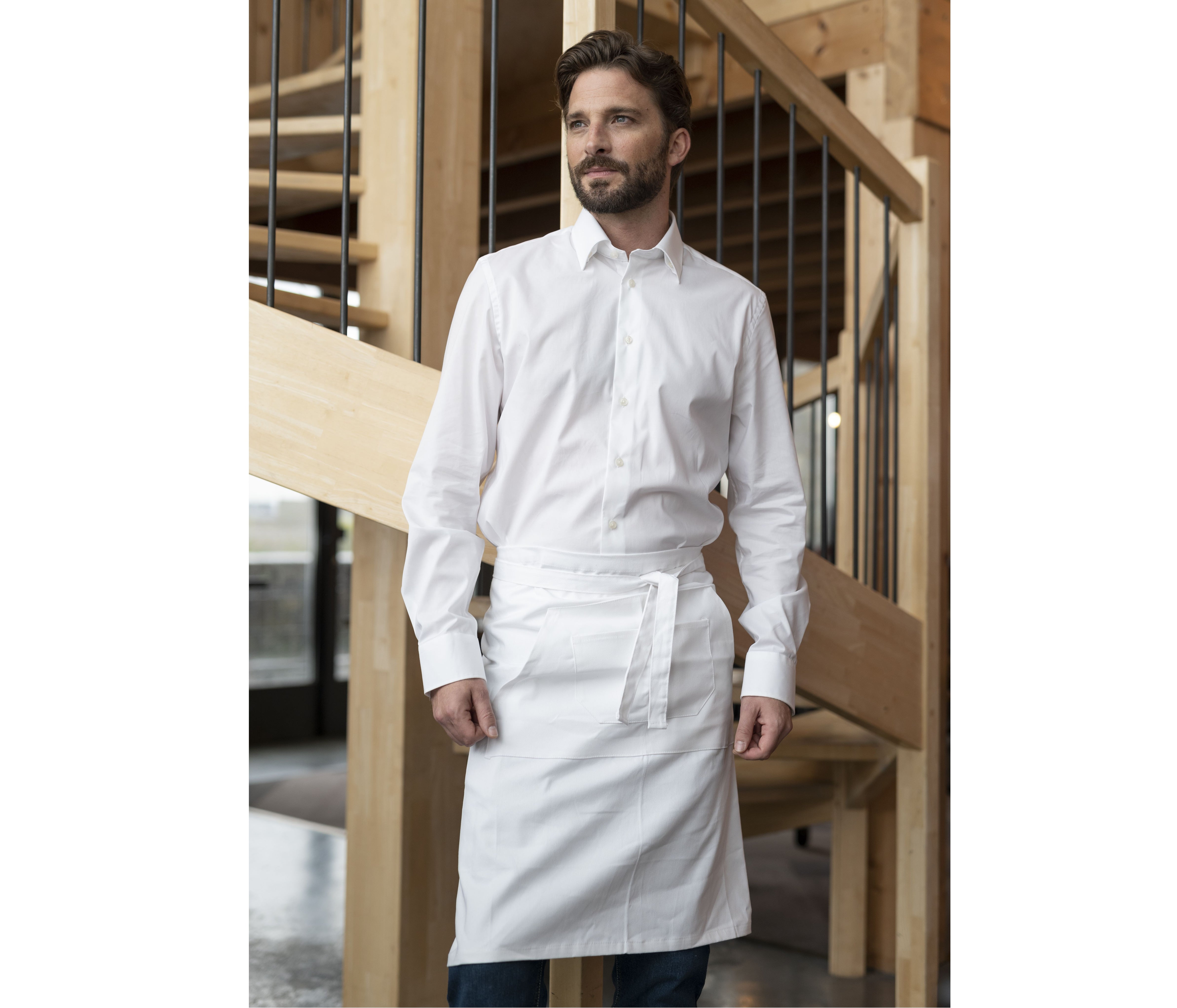 Tablier de Barman mi-long en coton - NEW GEN - #TB203