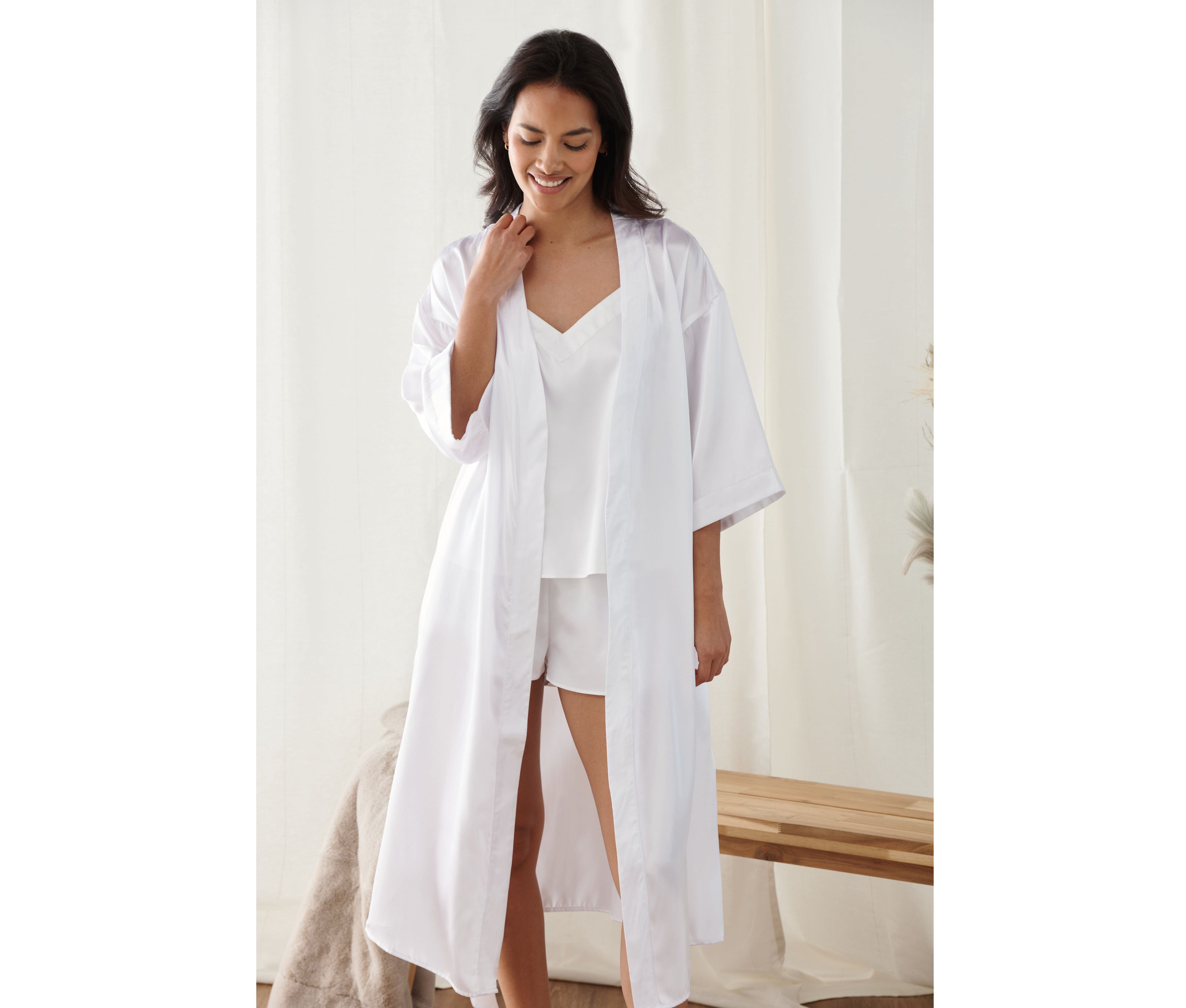 Bata de satén - TOWEL CITY - #TC054
