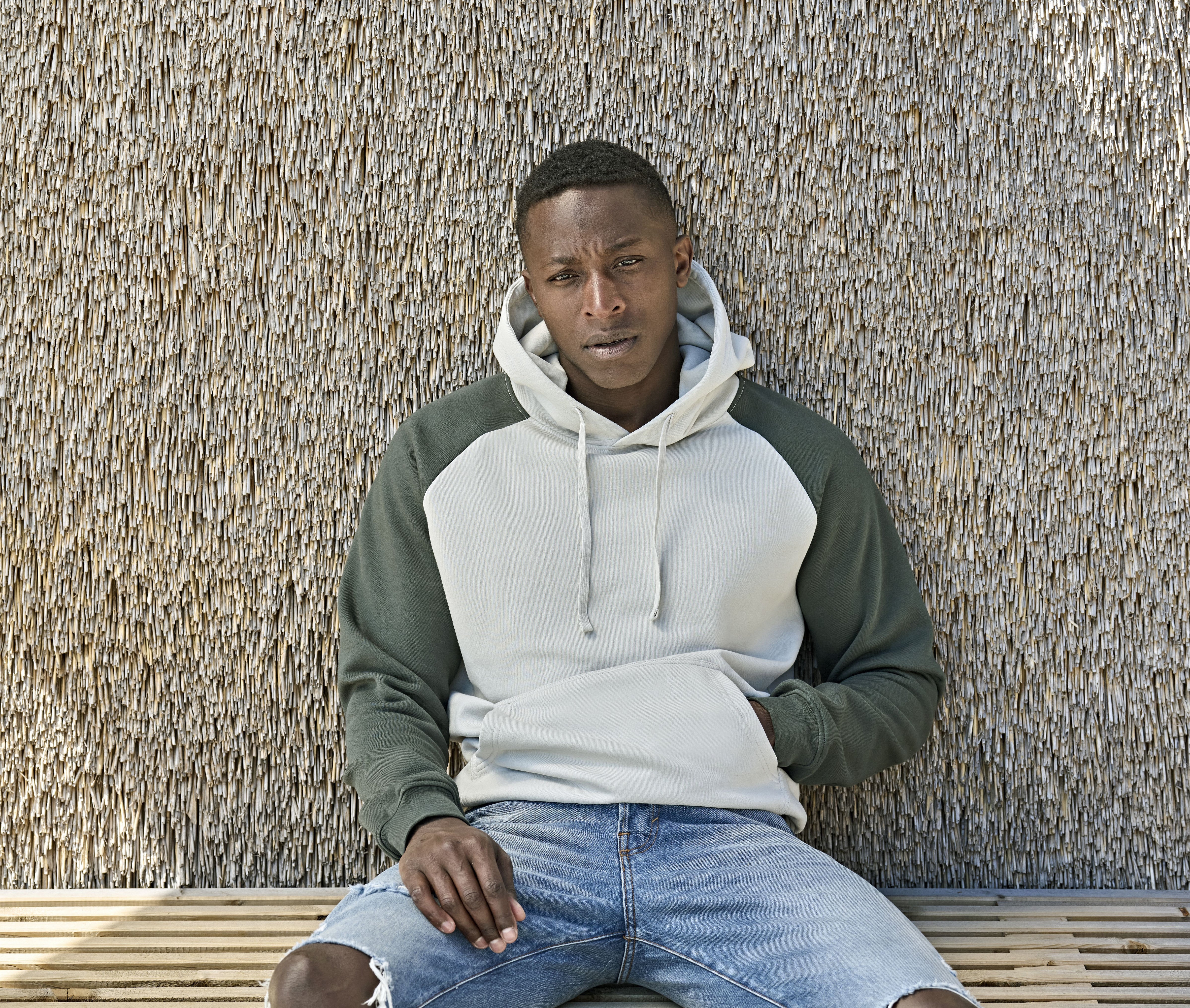 Sweat à capuche bicolore - TEE JAYS - #TJ5156