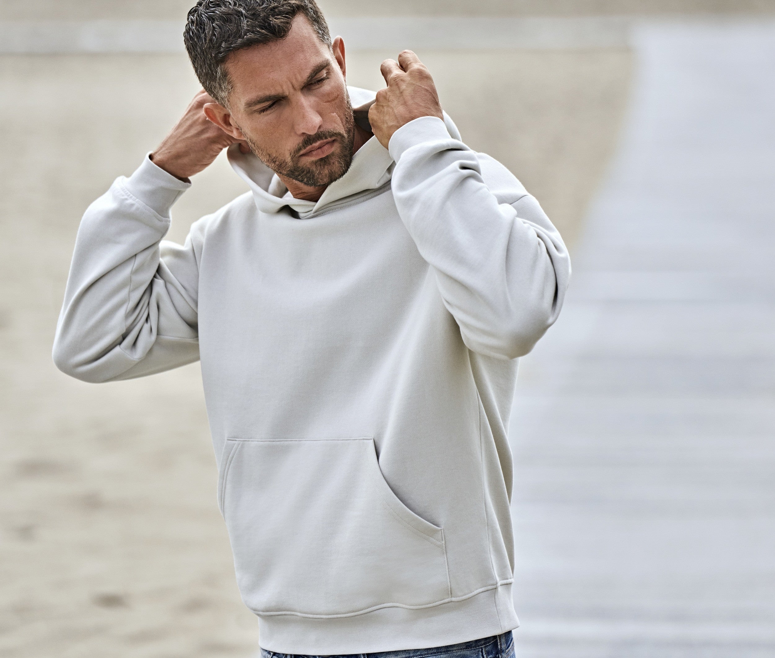 Sweat à capuche urbain ample - TEE JAYS - #TJ5162