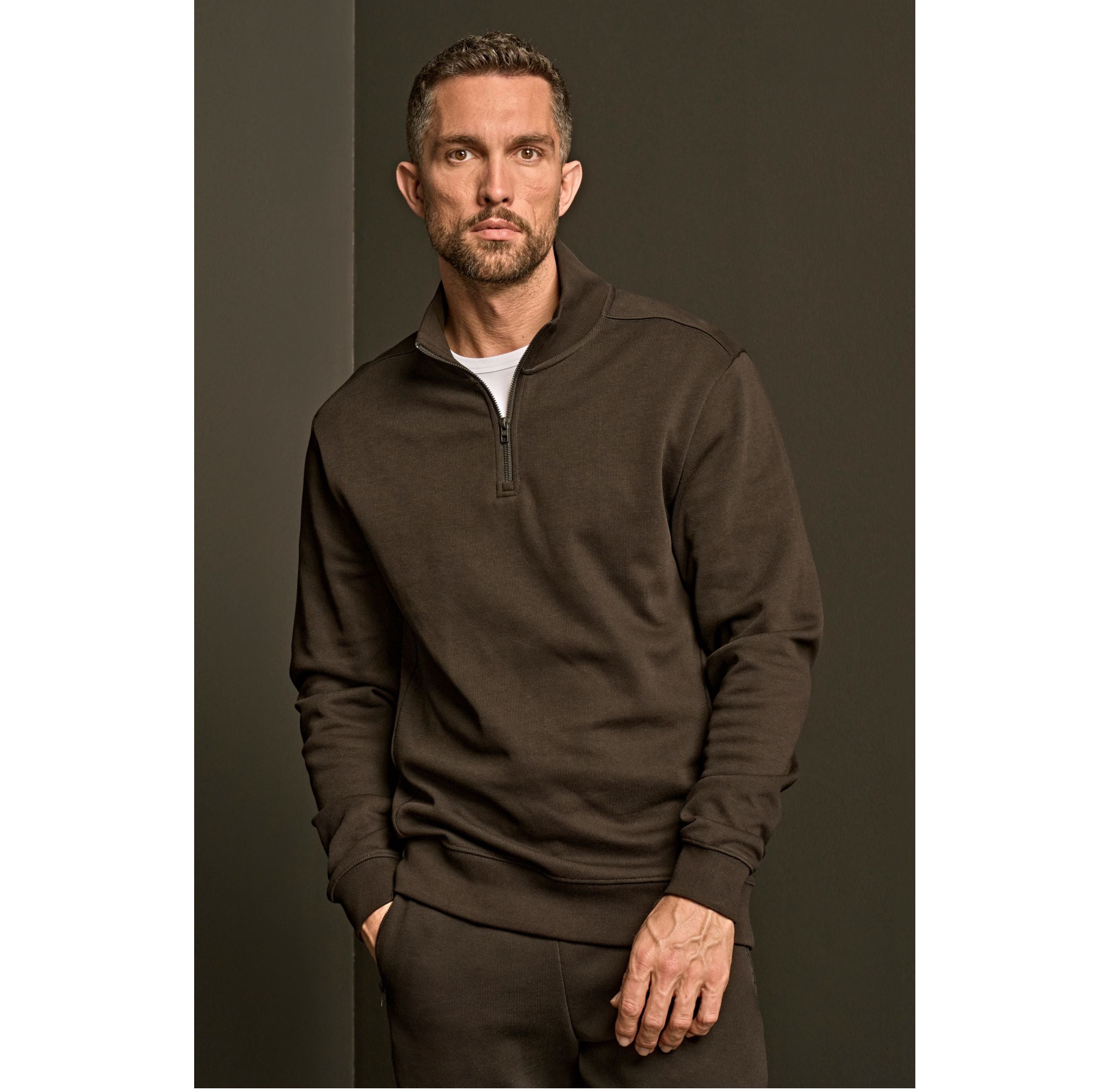 Sweat col zippé - TEE JAYS - #TJ5506