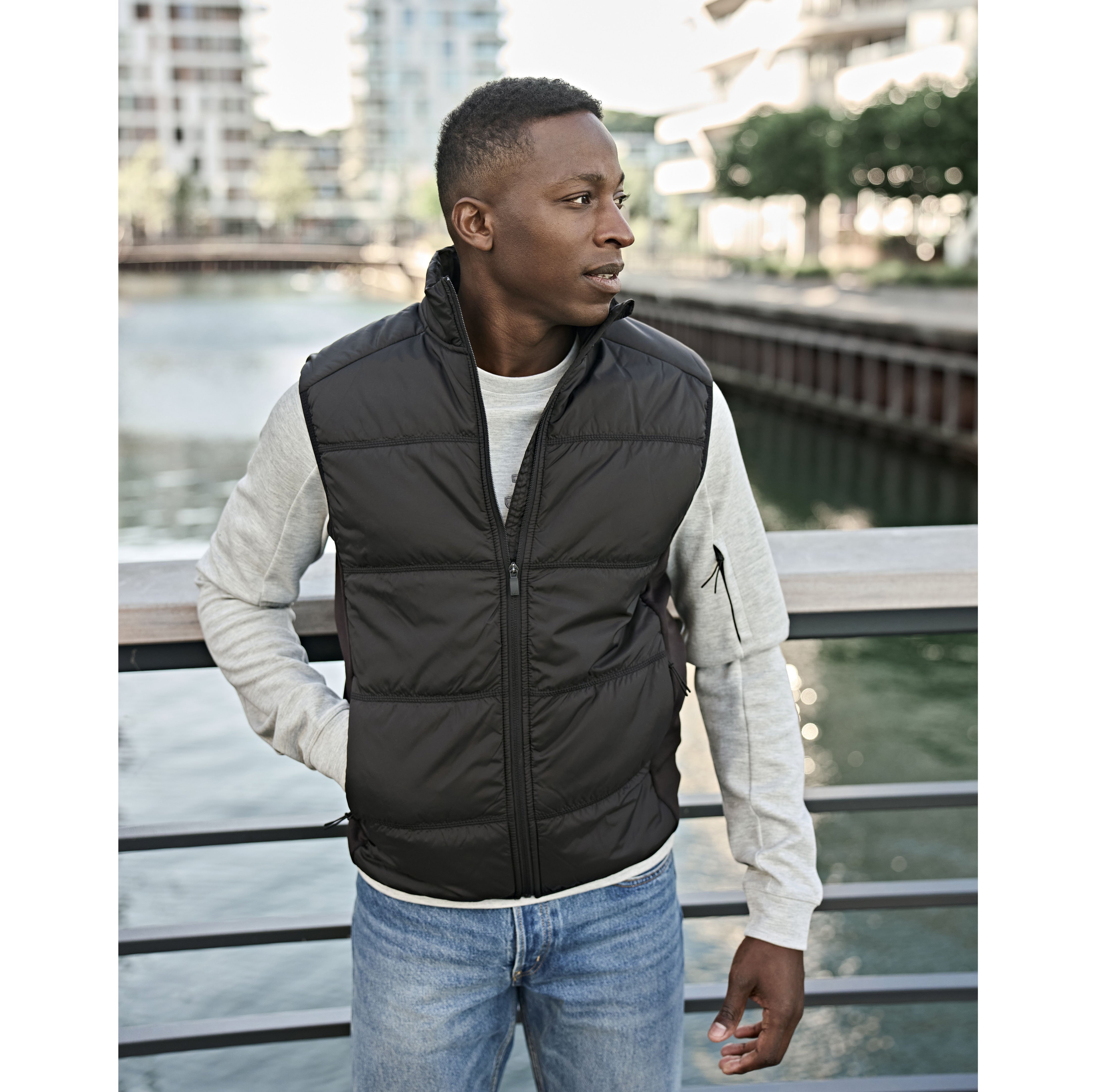Bodywarmer bi-matière - TEE JAYS - #TJ9114