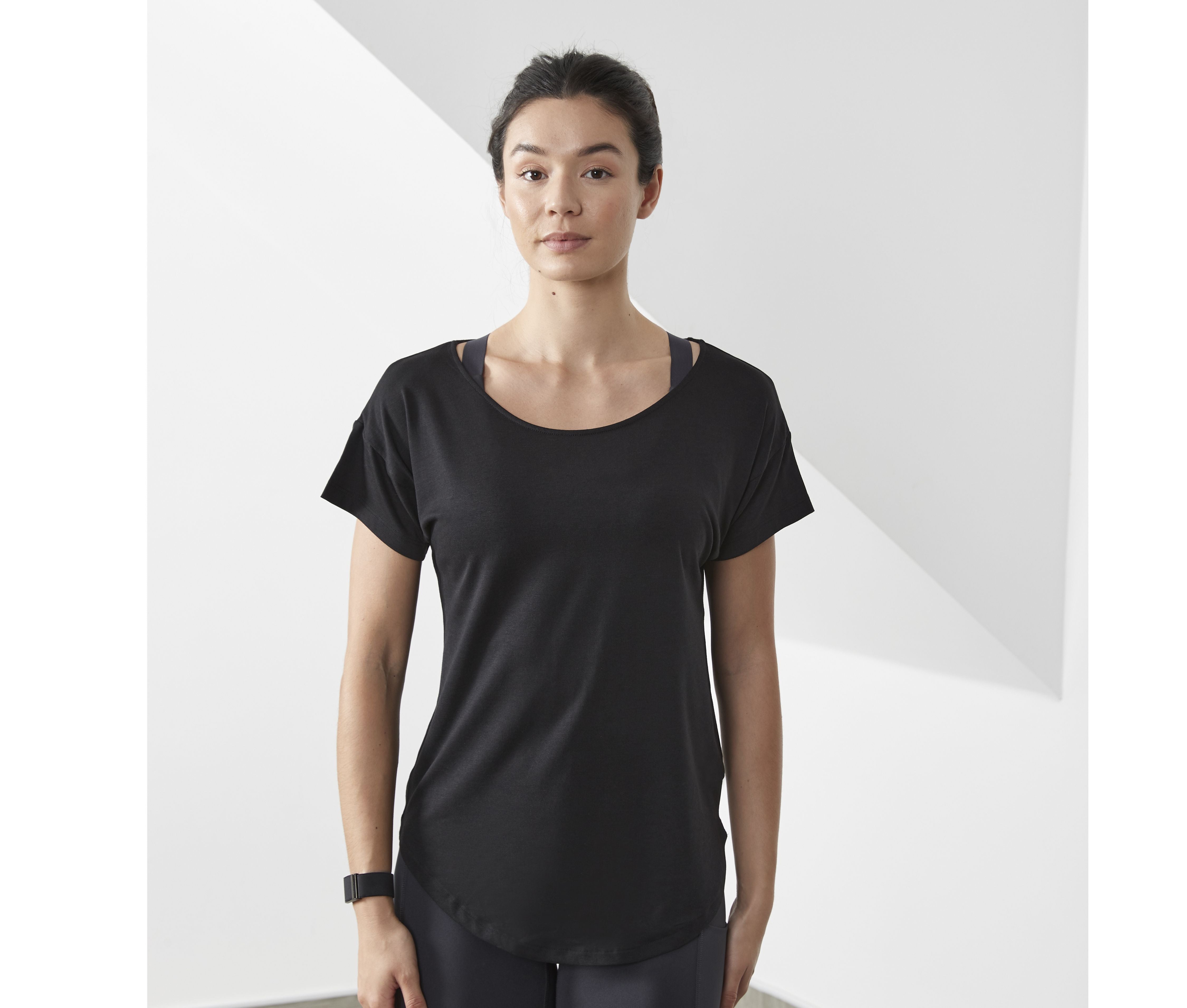 Tee-shirt col échancré - TOMBO - #TL527