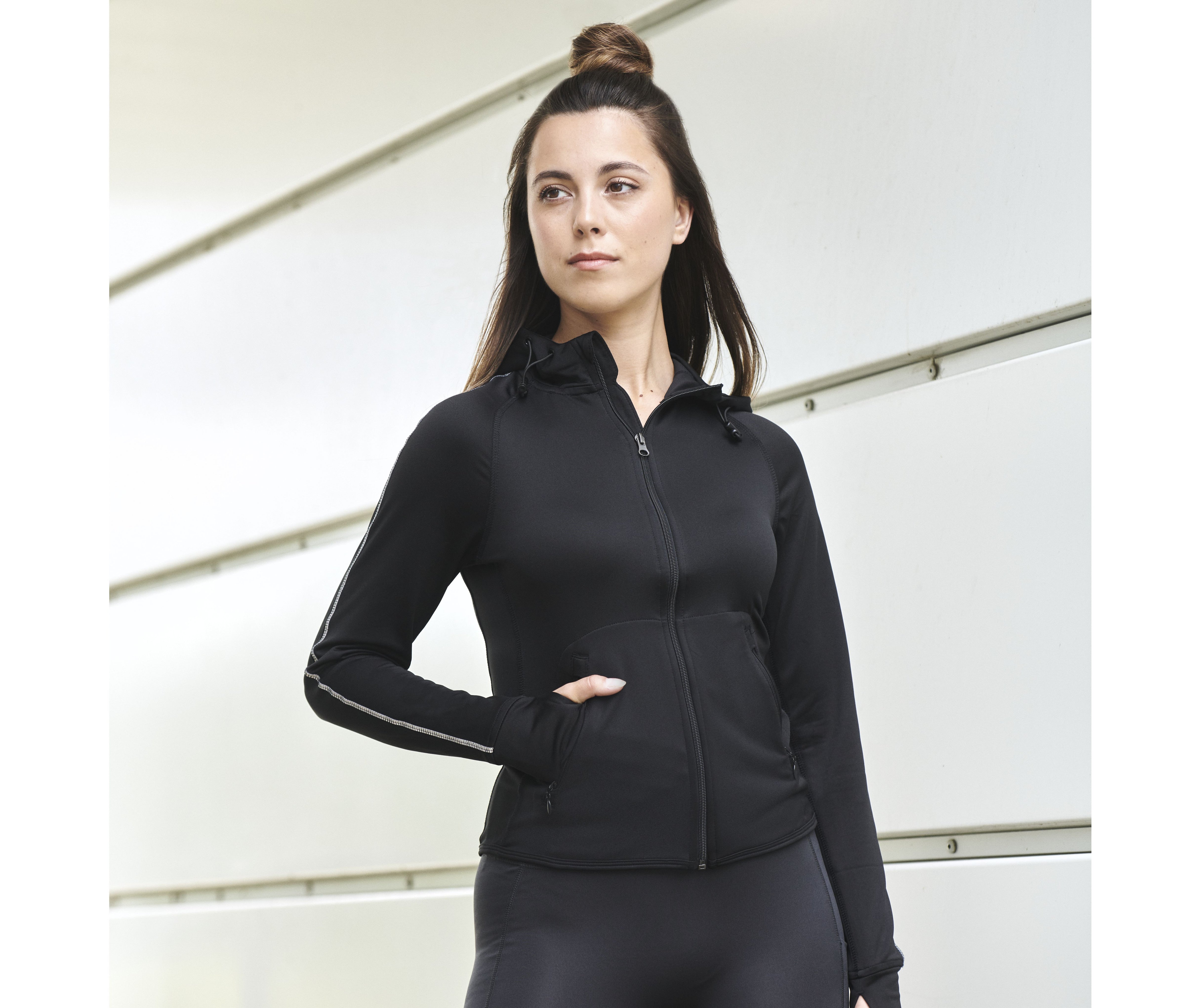 Sweat capuche sport femme - TOMBO - #TL551