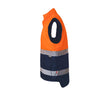 NARANJA FLÚOR / AZUL MARINO