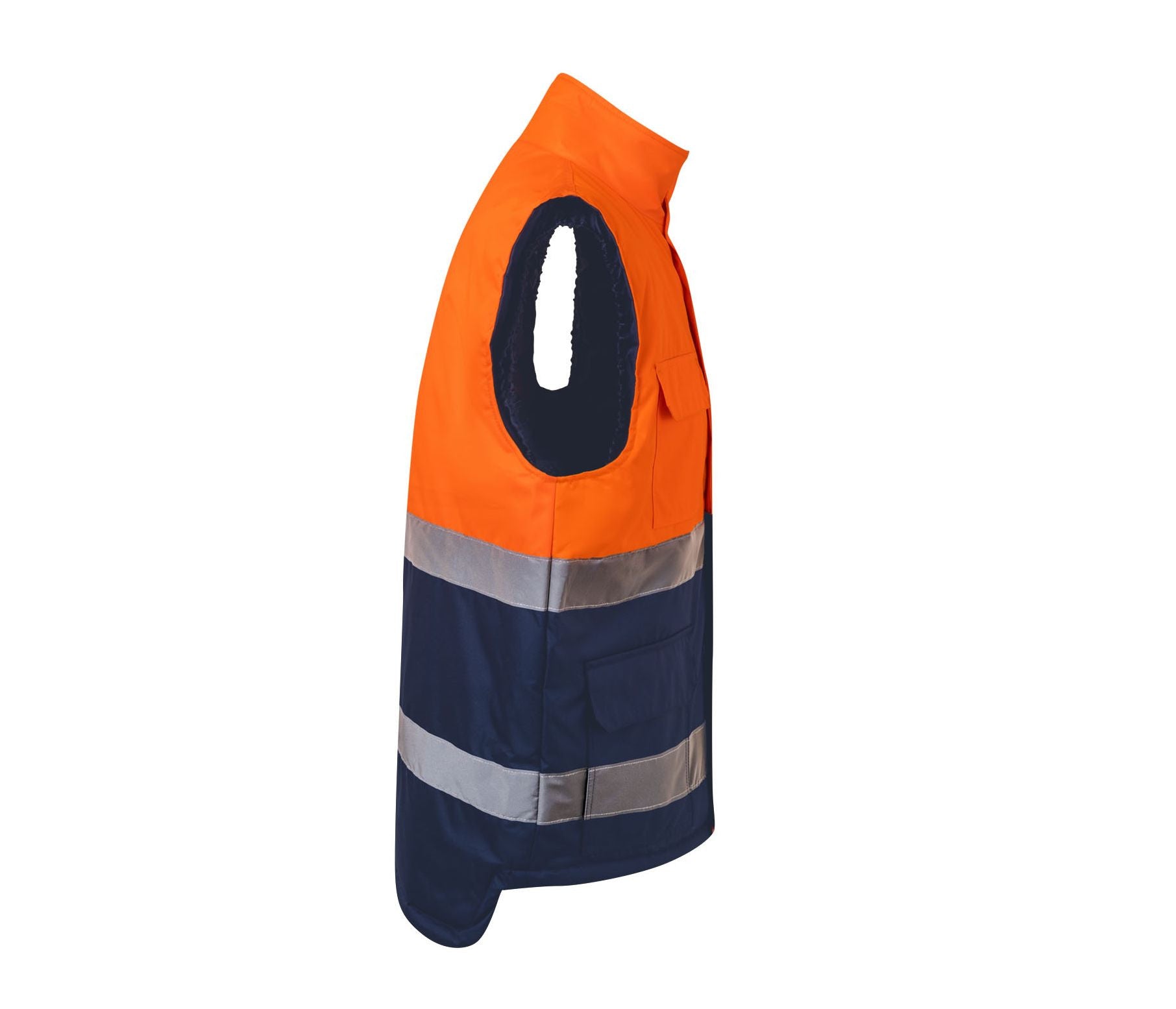 BODYWARMER ACOLCHADO BICOLOR DE ALTA VISIBILIDAD - VELILLA - #V35902