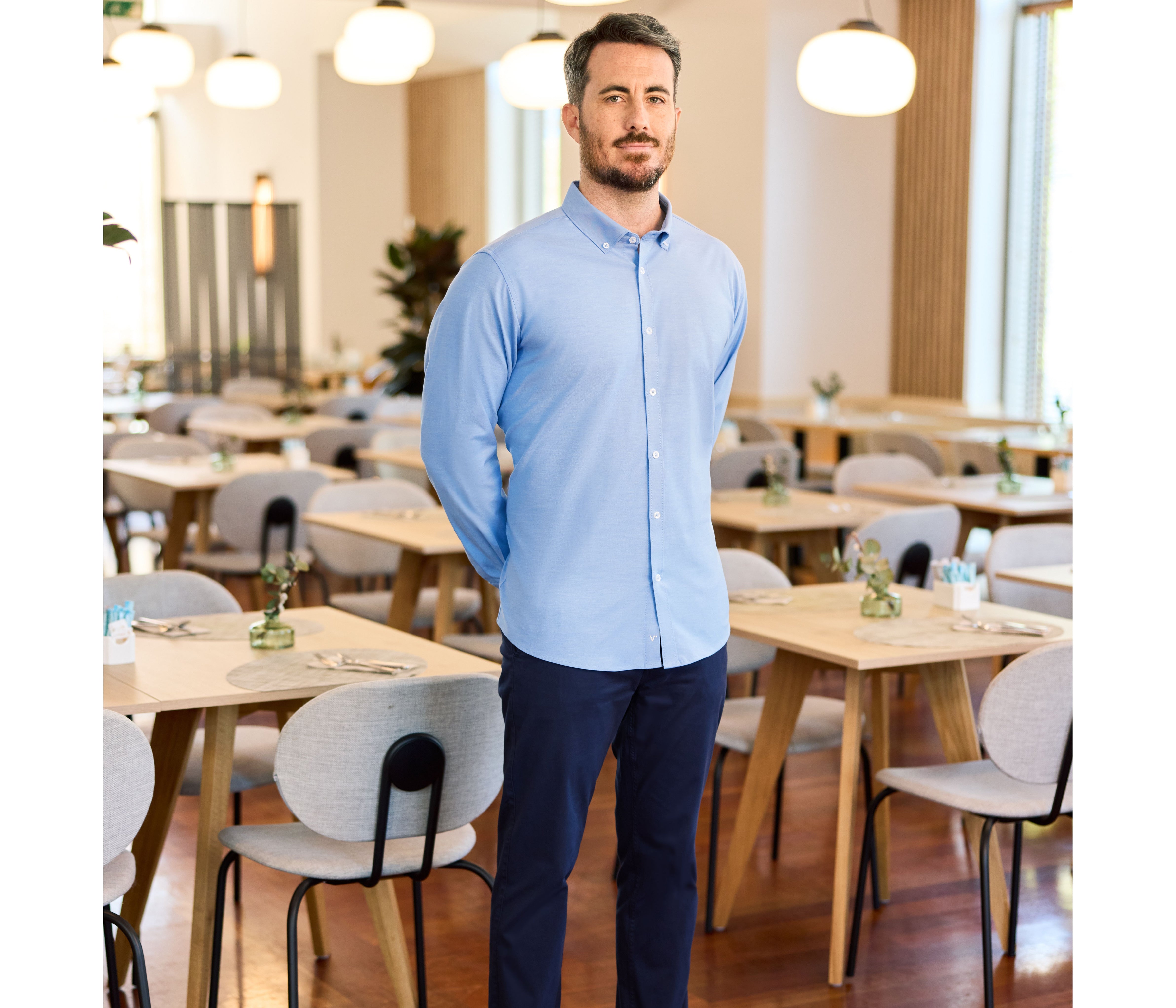 Pantalón chino elástico - VELILLA - #V4310S