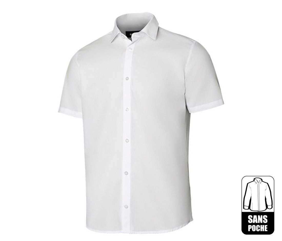 Polycotton short sleeve shirt - VELILLA - #V5008