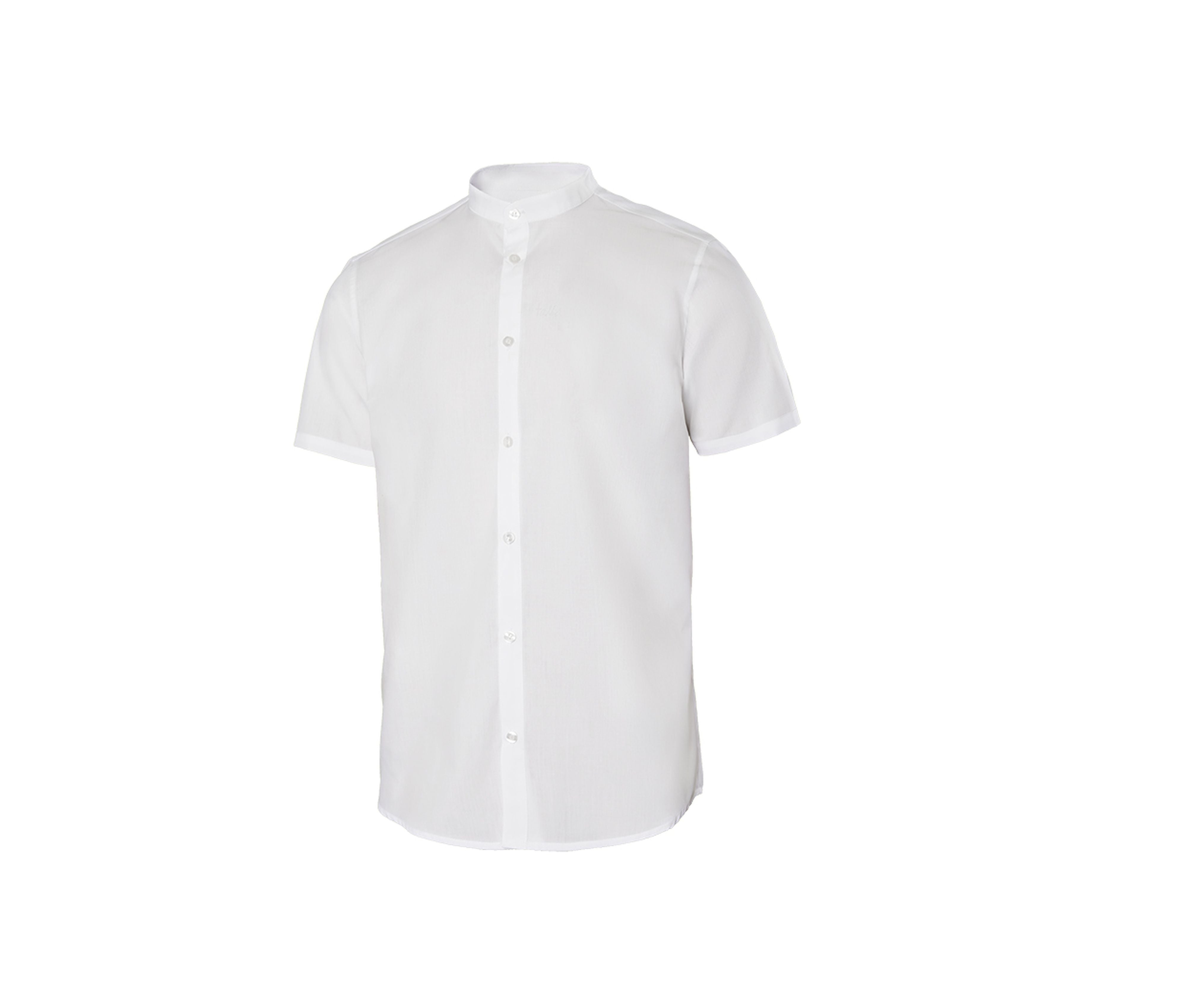Mao collar short-sleeve shirt - VELILLA - #V5012S