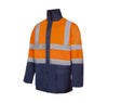 NARANJA FLUOR/AZUL MARINO
