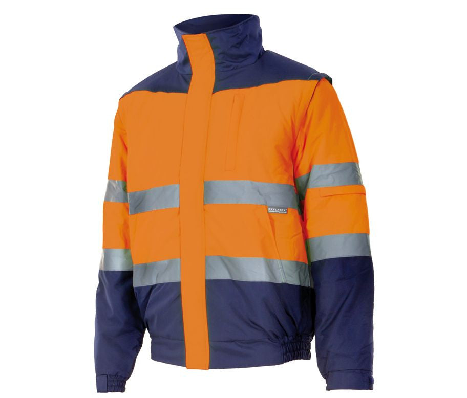 BLOUSON MATELASSÉ 2 EN 1 HAUTE VISIBILITÉ - VELILLA - #VL161