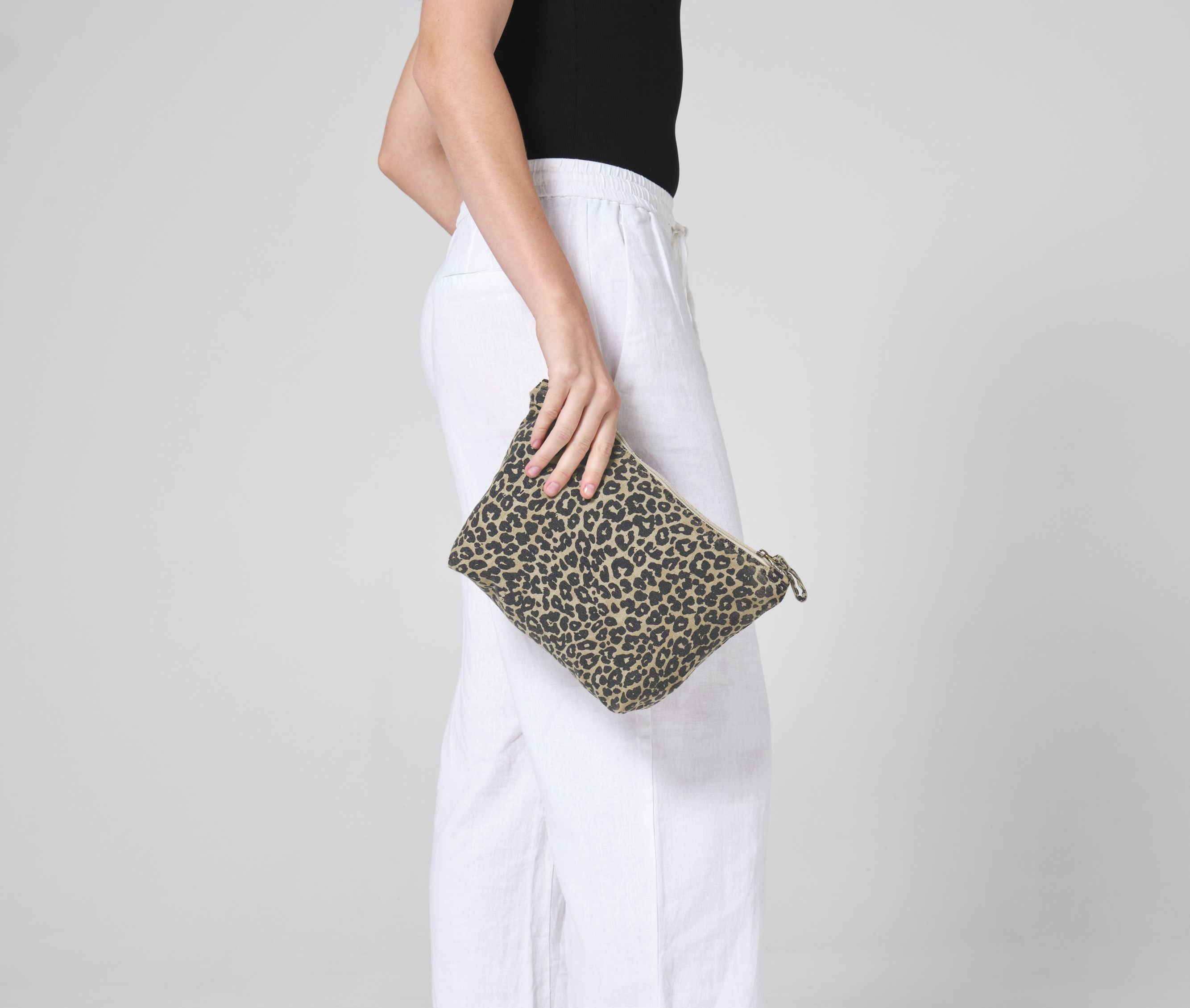 Pochette imprimé léopard - WESTFORD MILL - #WM330