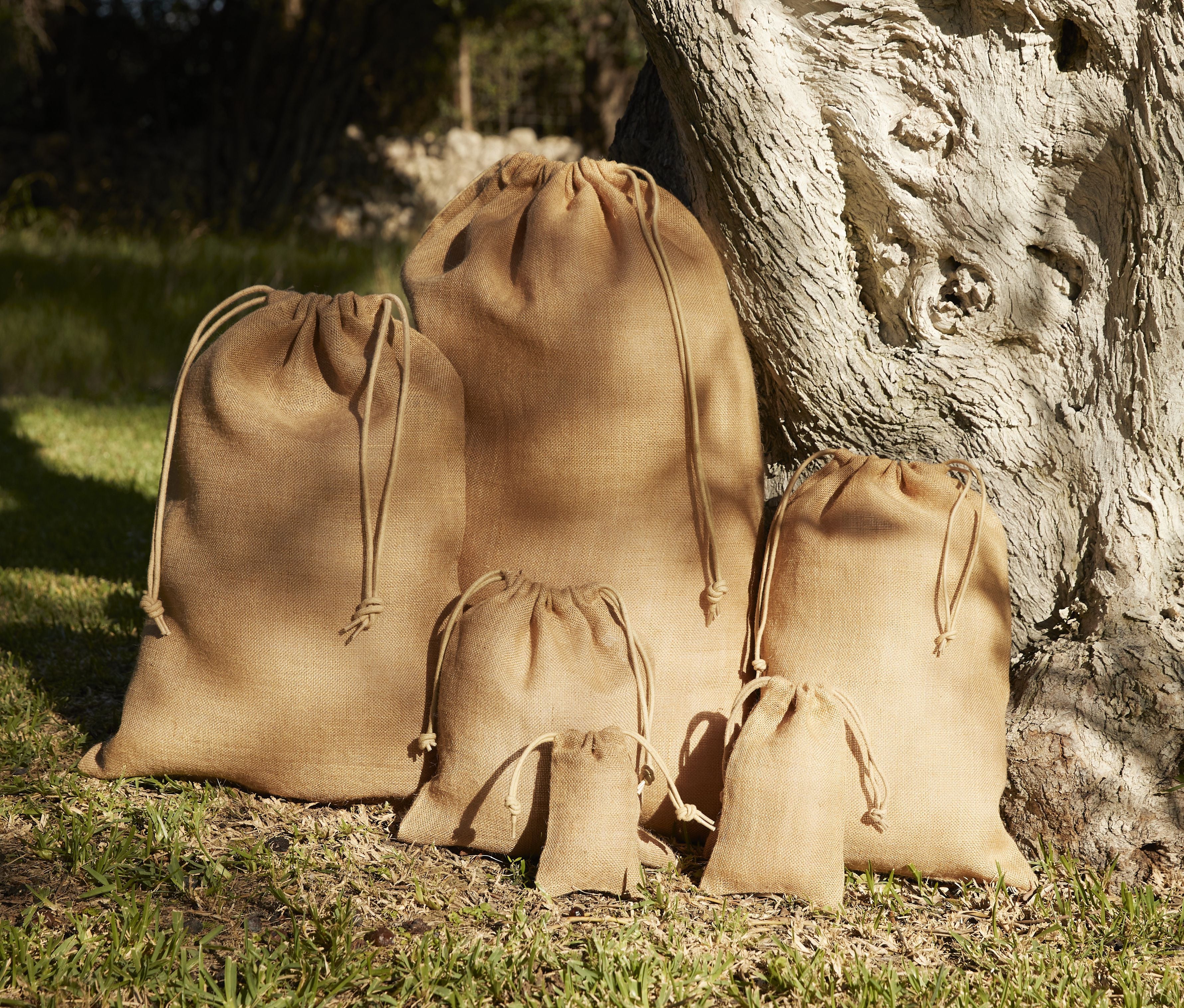 Sac avec cordon en toile de jute - WESTFORD MILL - #WM415